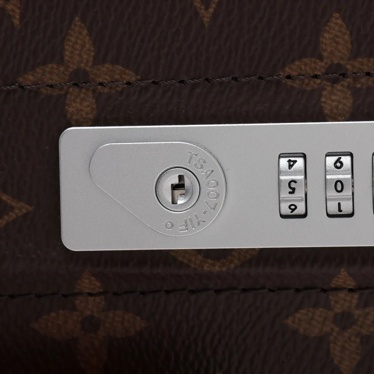 [Individually packaged] Louis Vuitton Monogram Macassar Horizon 55 M12612 Brown x Pink, PIN code 505, RFID responsive. — view 8
