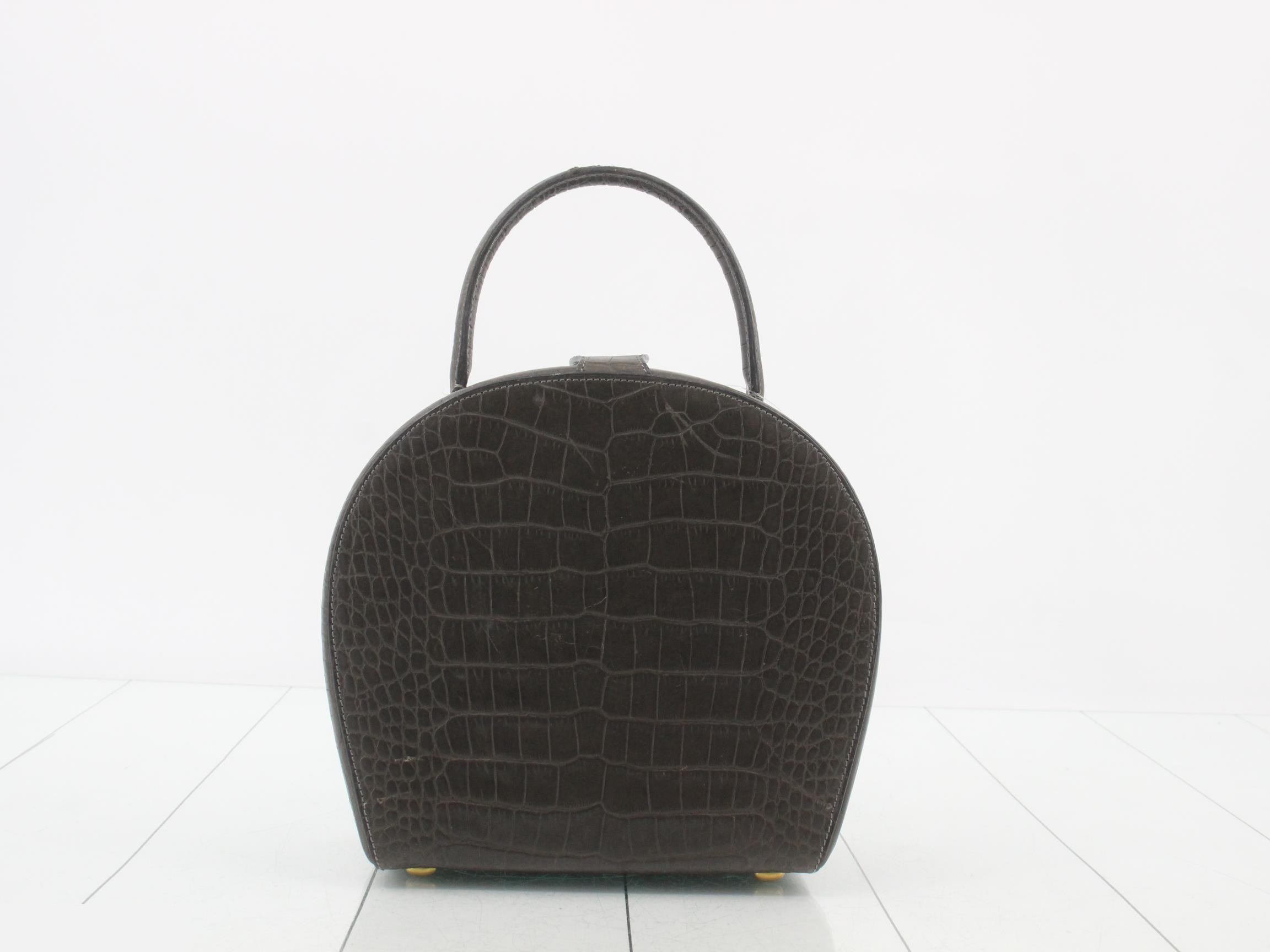 Crocodile embossed bags and handbags — view 2