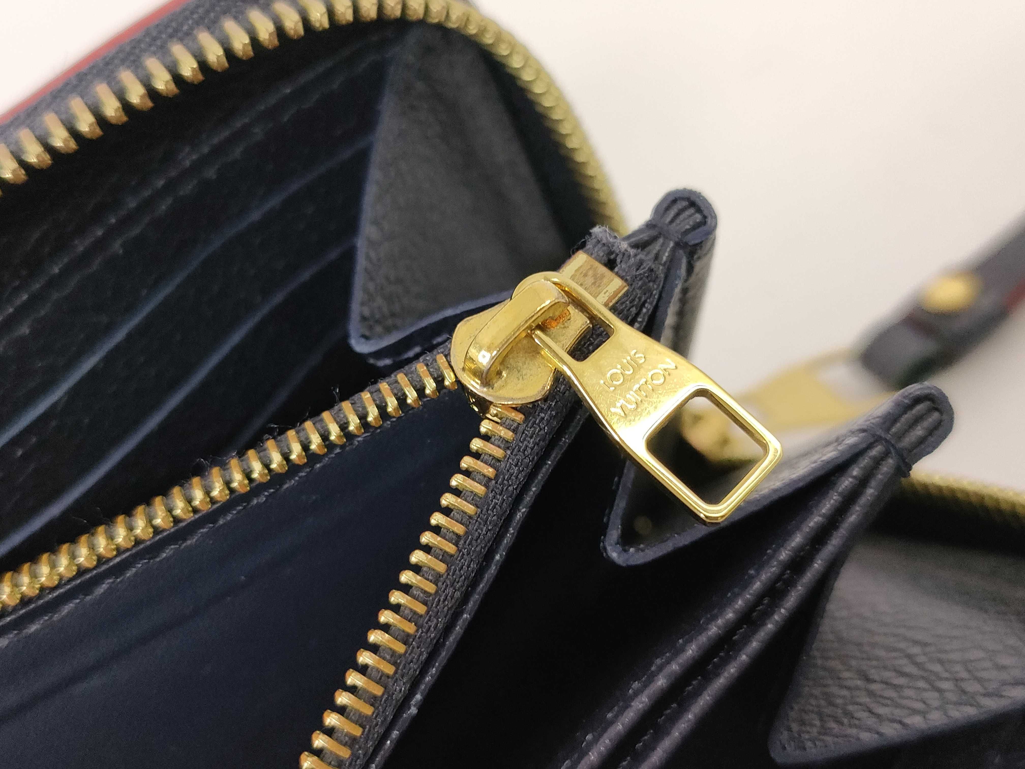Monogram Emprene Louis Vuitton Monogram Emprene Zippy Wallet Marine Rouge M62121 IC chip reaction wallet — view 11