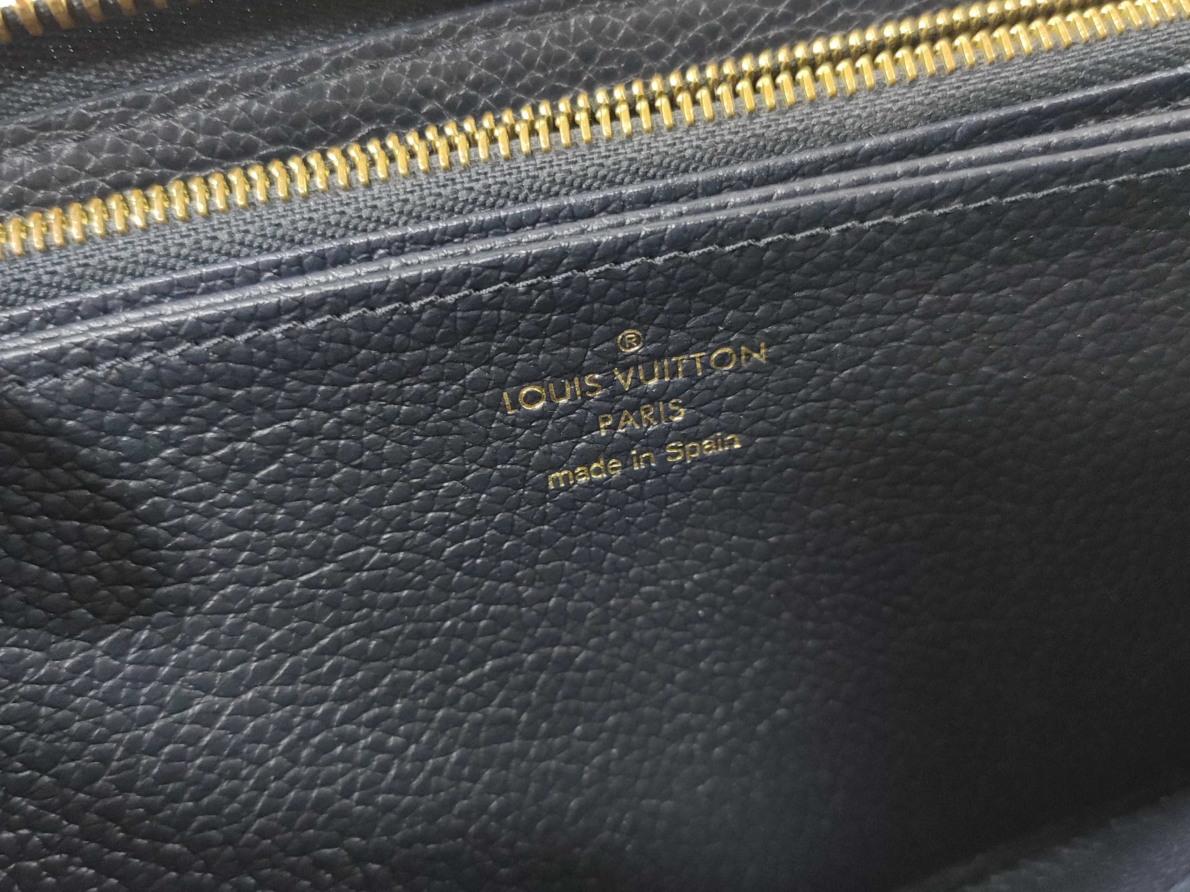Monogram Emprene Louis Vuitton Monogram Emprene Zippy Wallet Marine Rouge M62121 IC chip reaction wallet — view 12