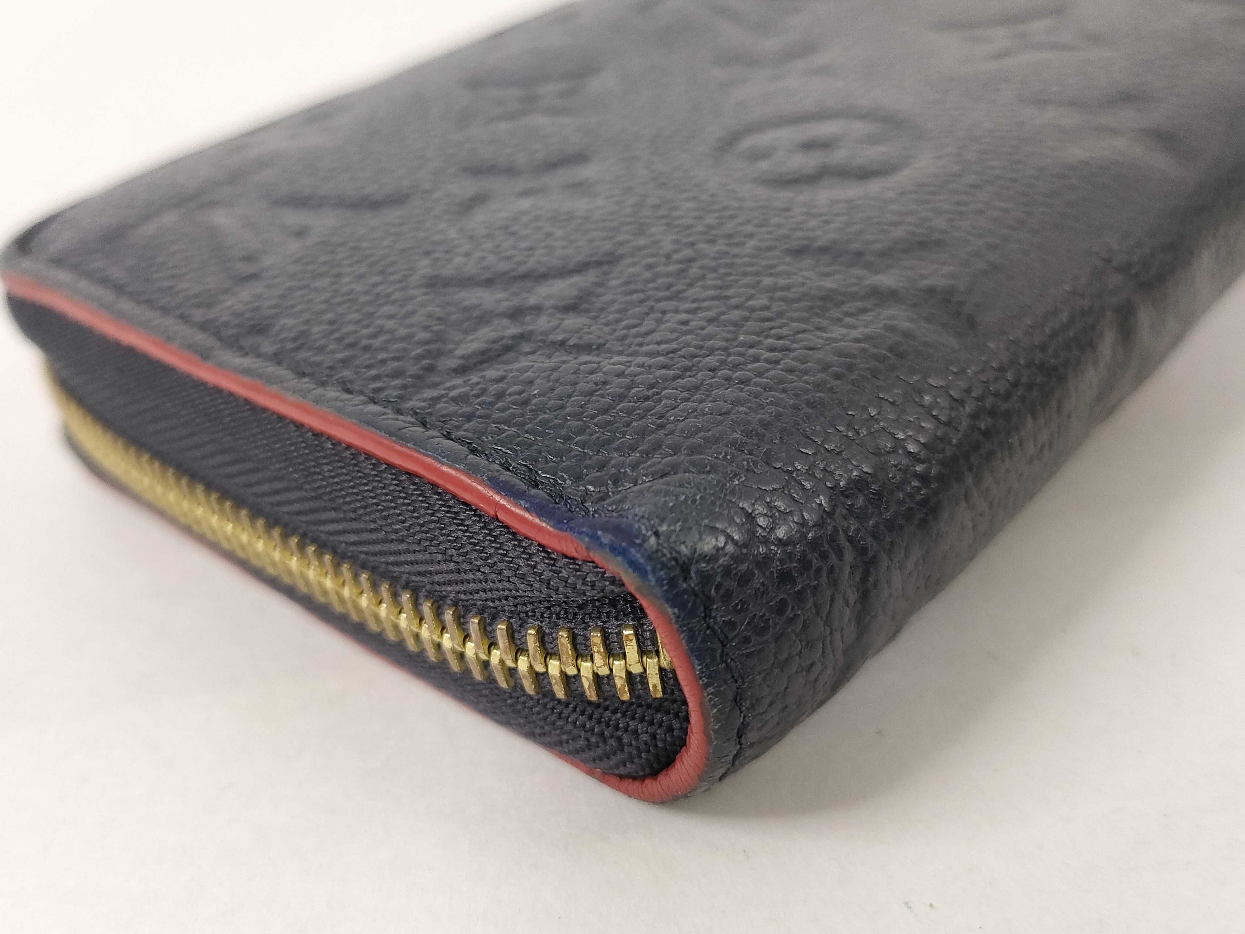 Monogram Emprene Louis Vuitton Monogram Emprene Zippy Wallet Marine Rouge M62121 IC chip reaction wallet — view 3