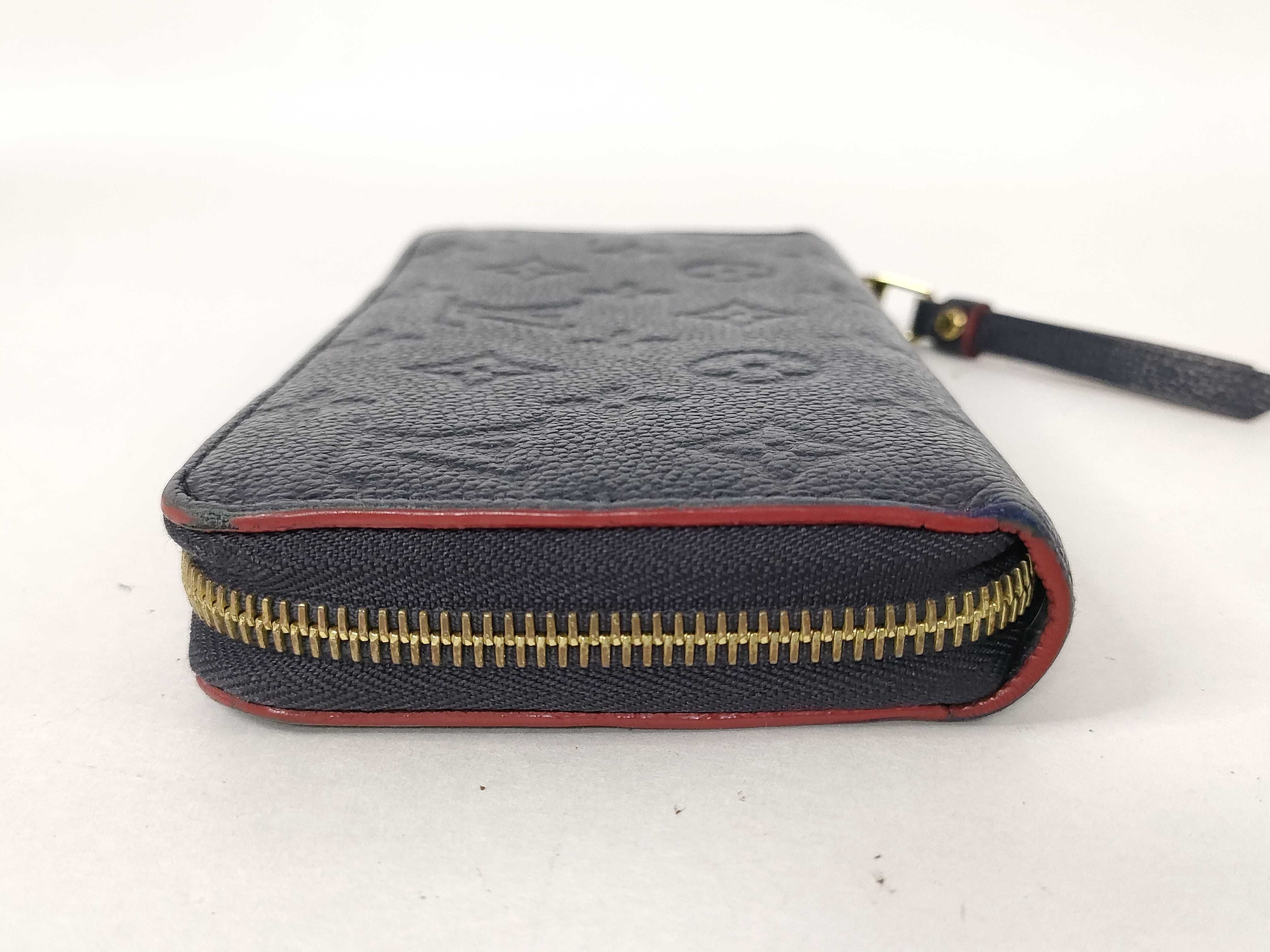 Monogram Emprene Louis Vuitton Monogram Emprene Zippy Wallet Marine Rouge M62121 IC chip reaction wallet — view 4