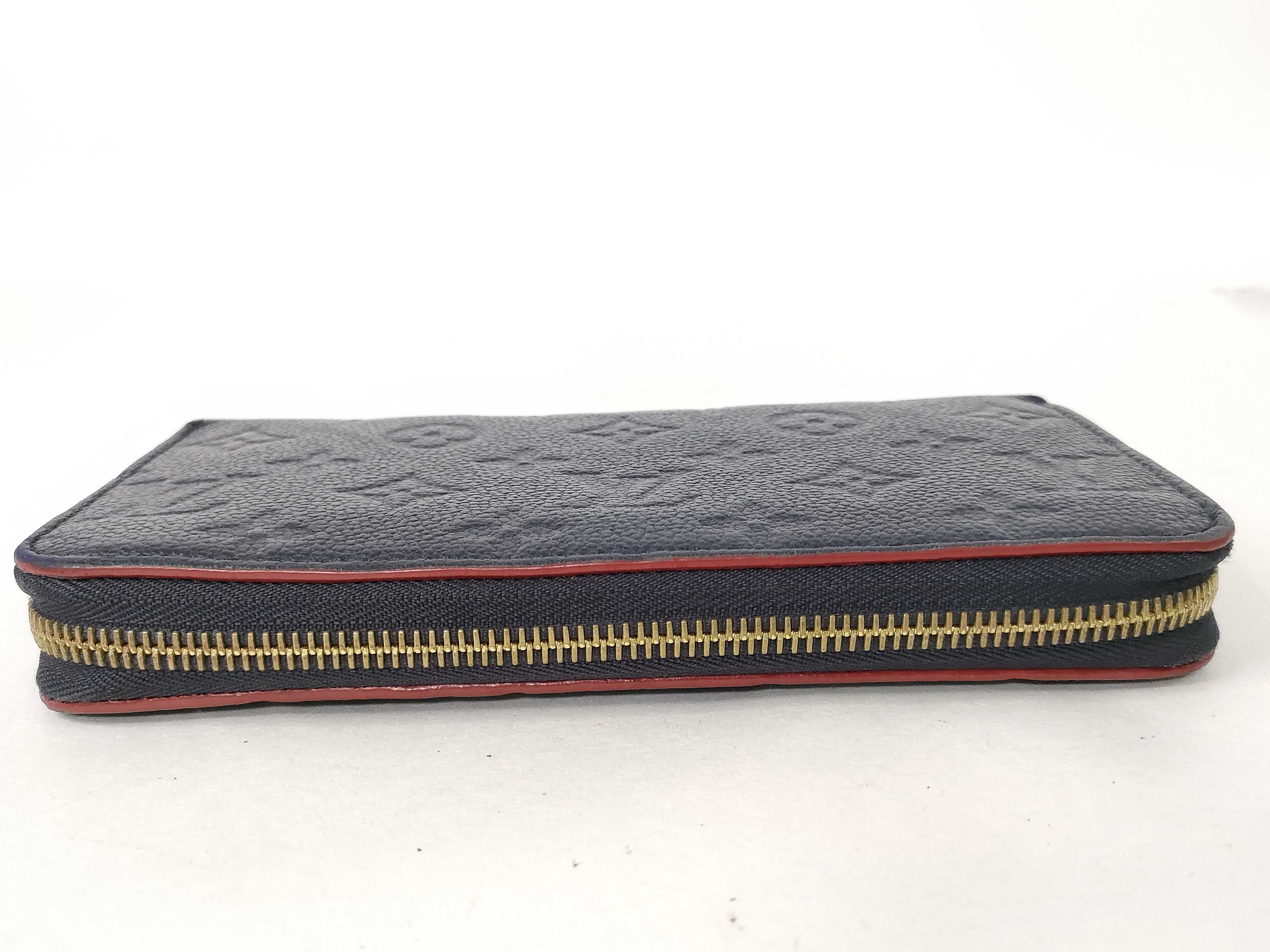 Monogram Emprene Louis Vuitton Monogram Emprene Zippy Wallet Marine Rouge M62121 IC chip reaction wallet — view 5