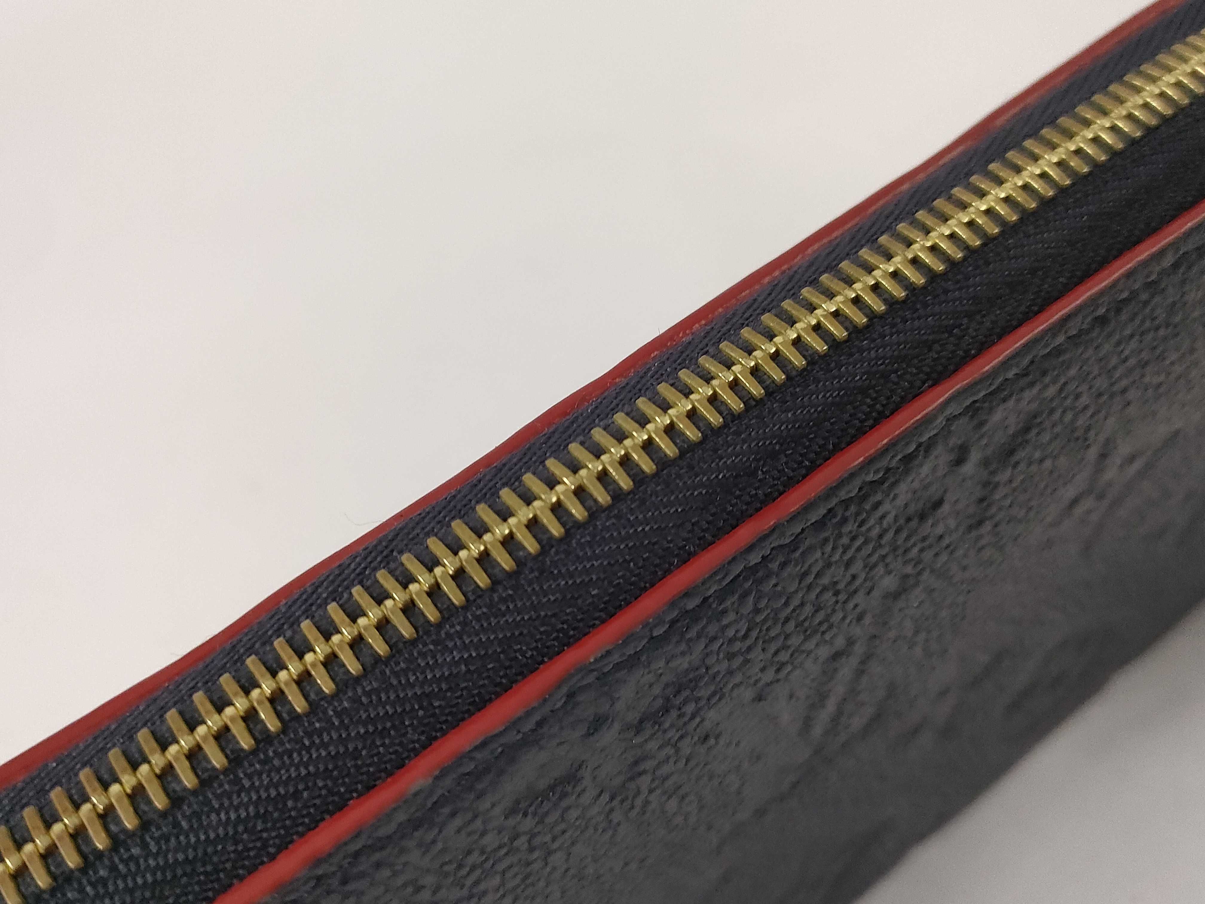 Monogram Emprene Louis Vuitton Monogram Emprene Zippy Wallet Marine Rouge M62121 IC chip reaction wallet — view 7