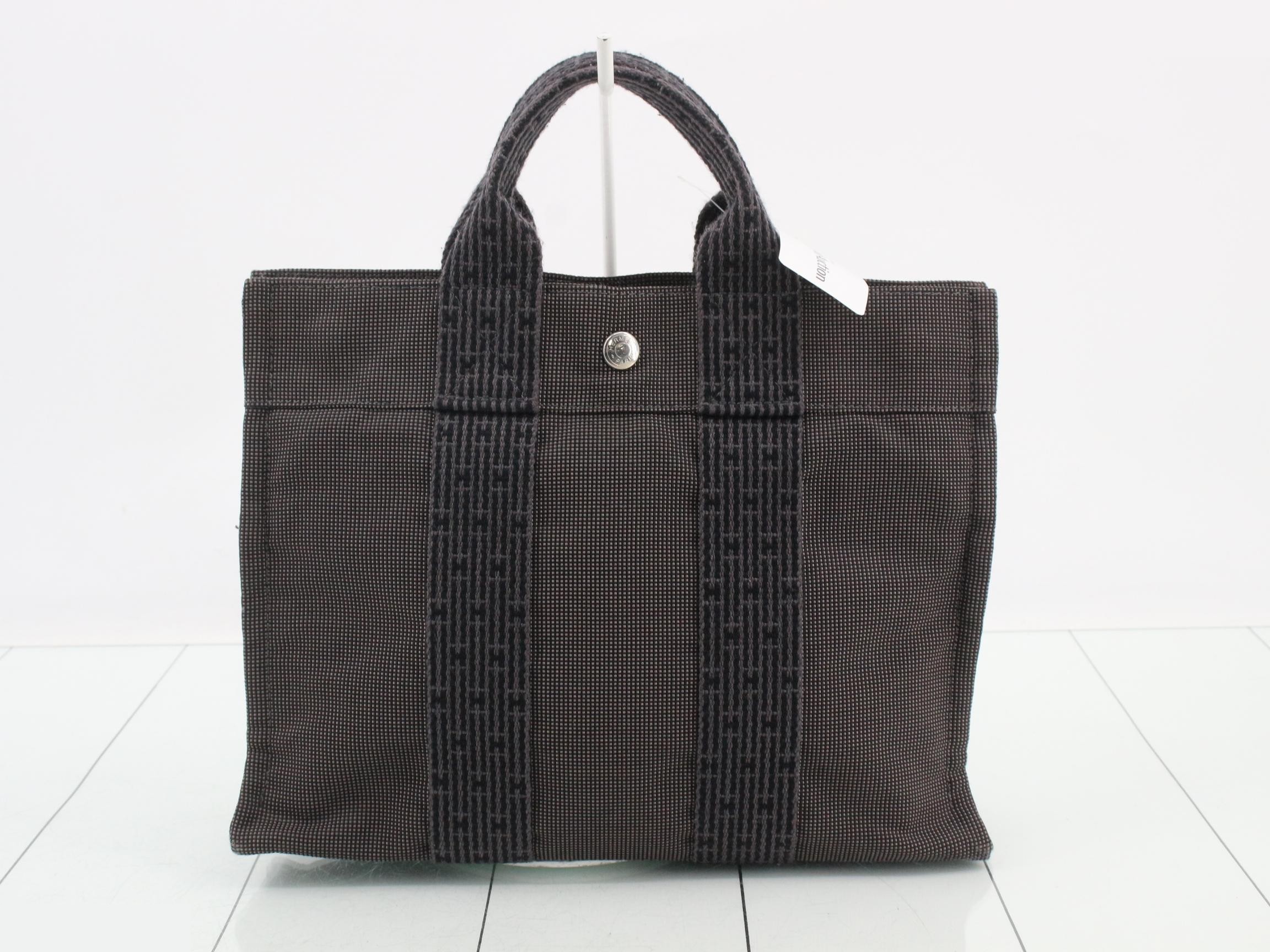 Aleline PM Handbag, Gray Canvas, Silver Hardware — view 2