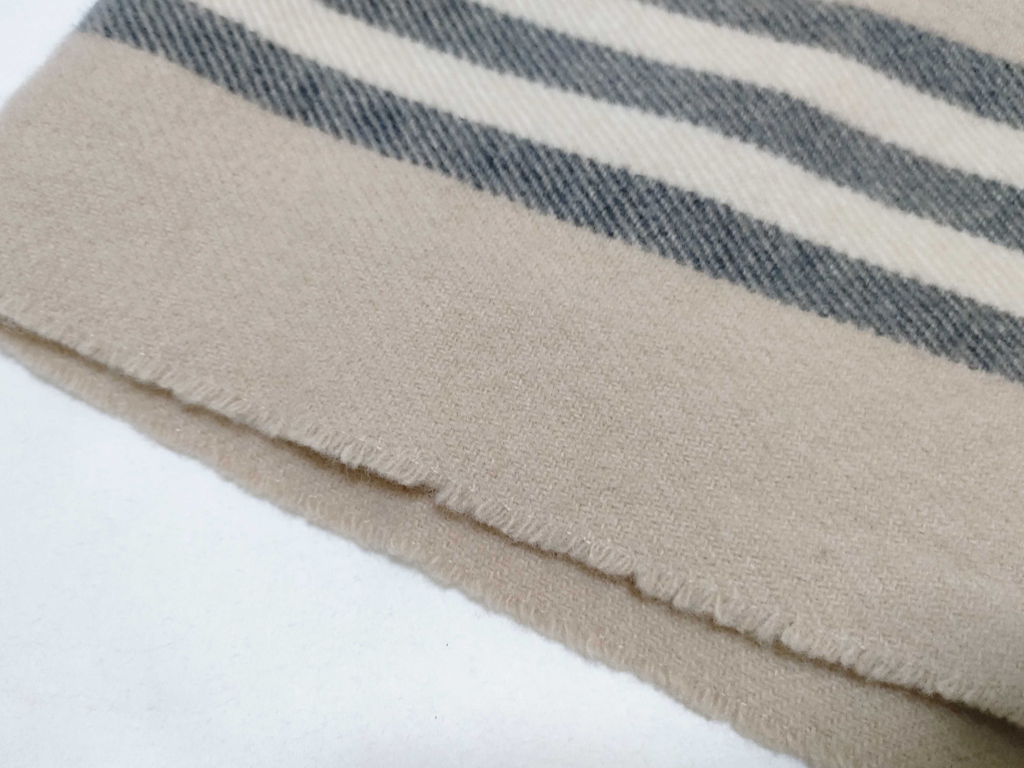 Nova Check Beige Shawl, Throw, and Other Accessories — view 9
