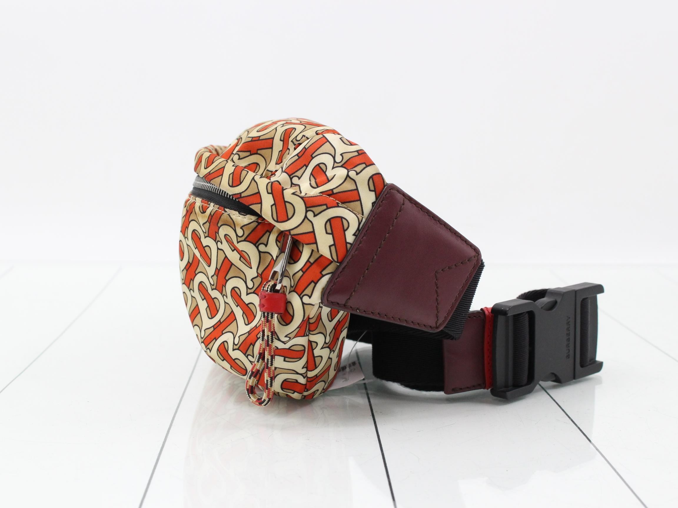 Nylon TB Monogram Body Bag/Waist Bag, Multicolor — view 3