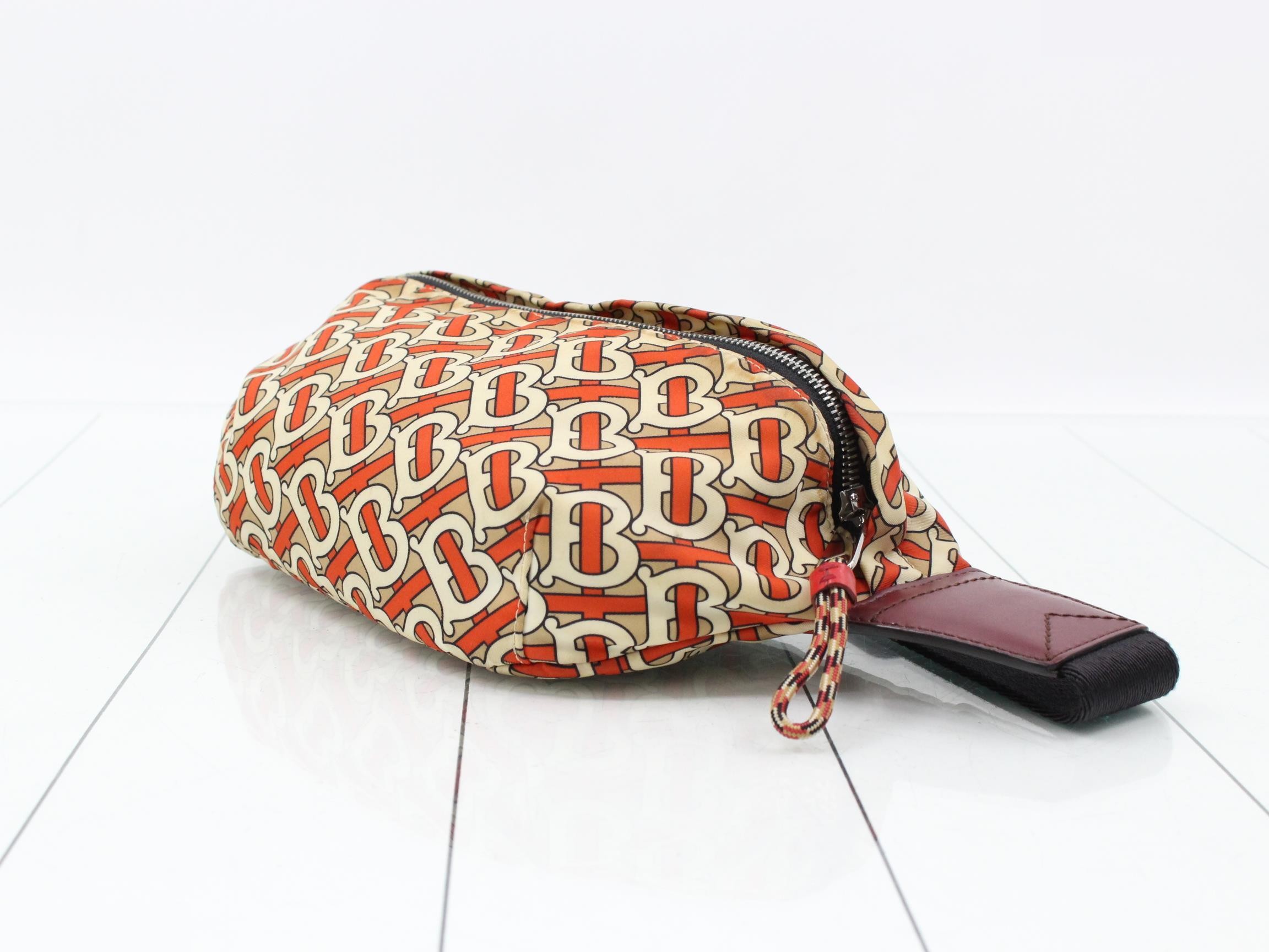 Nylon TB Monogram Body Bag/Waist Bag, Multicolor — view 6