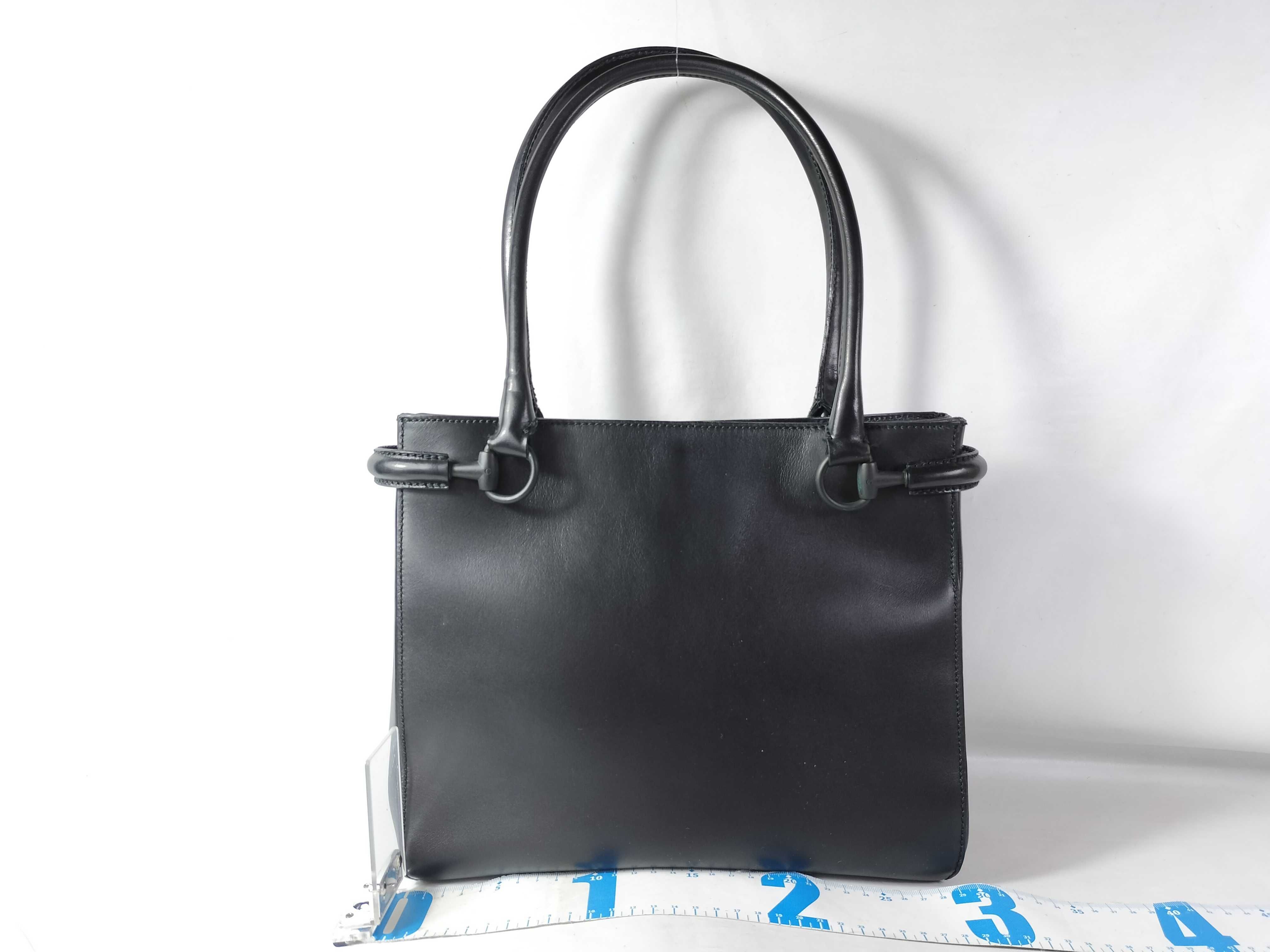 Handbag 101971 Leather Horsebit Handbag — view 2