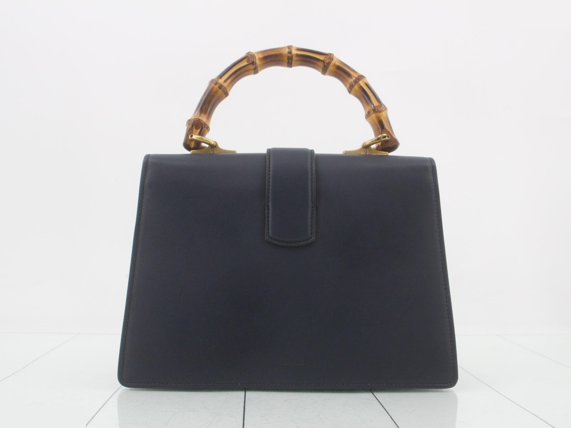 Bamboo Dionysus Leather 2-Way Handbag — view 2