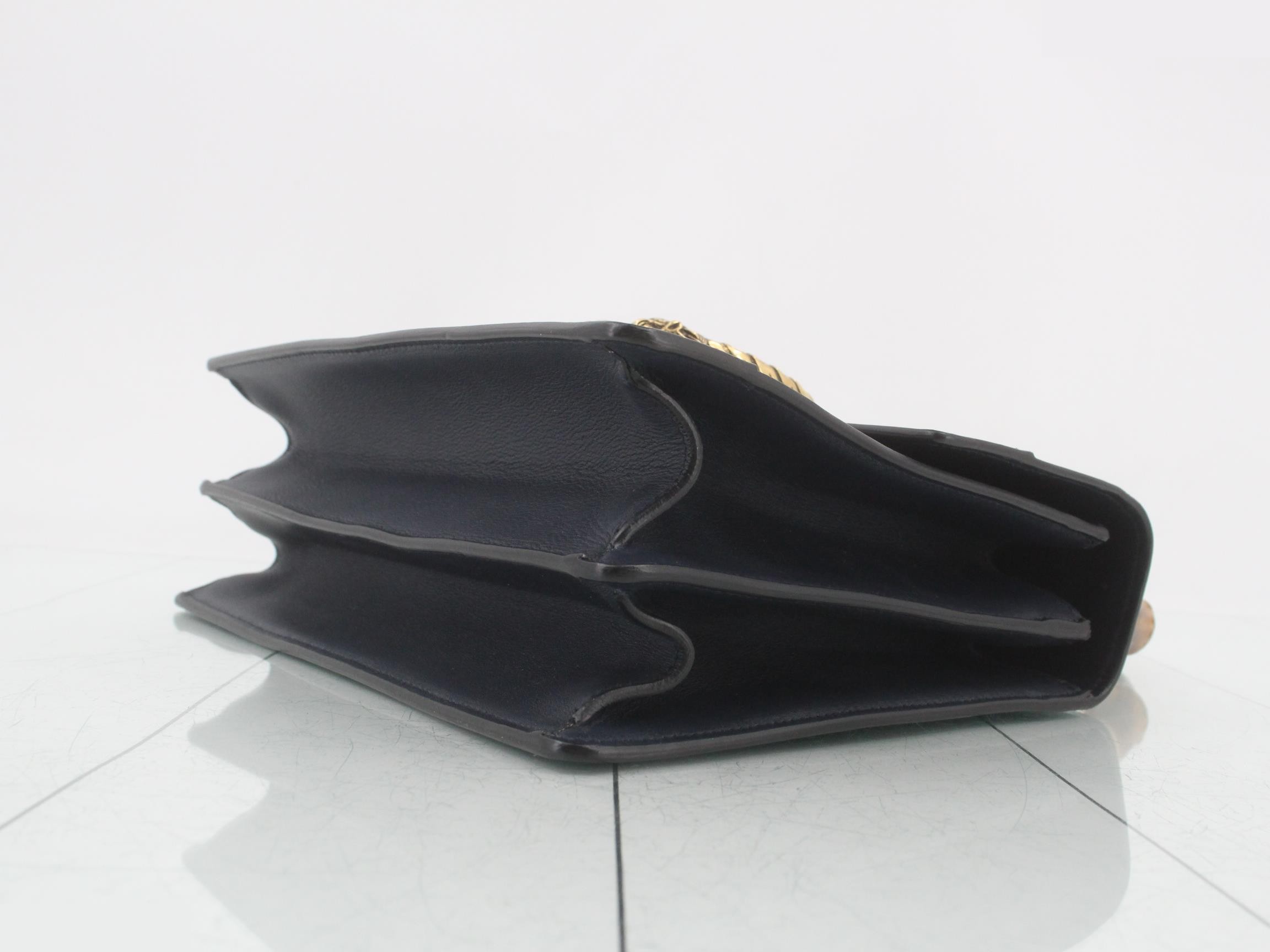 Bamboo Dionysus Leather 2-Way Handbag — view 6