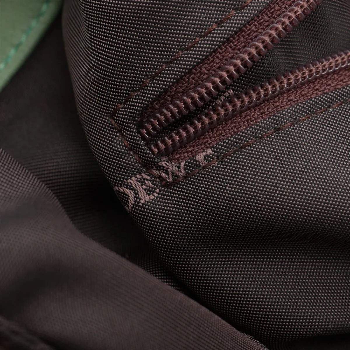 leather handbag green — view 14