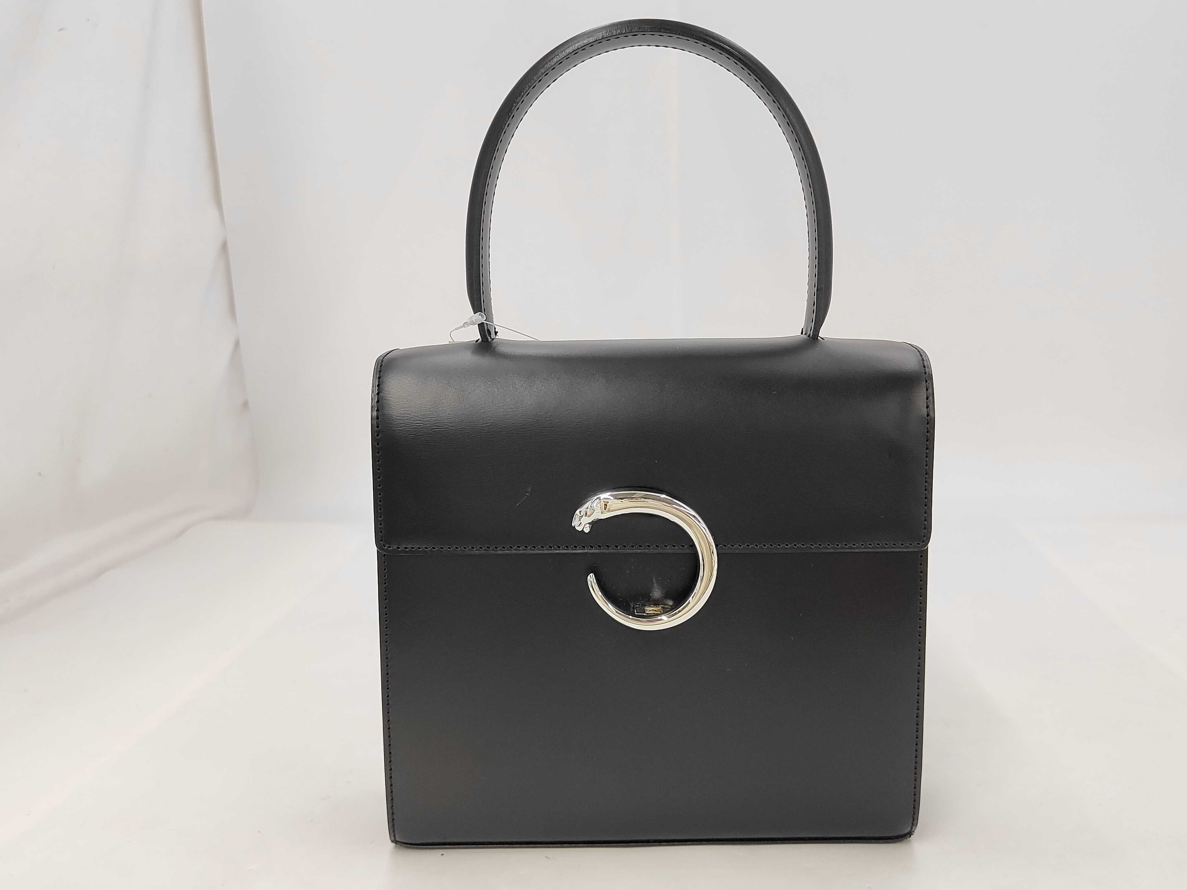 Panther Leather Handbag