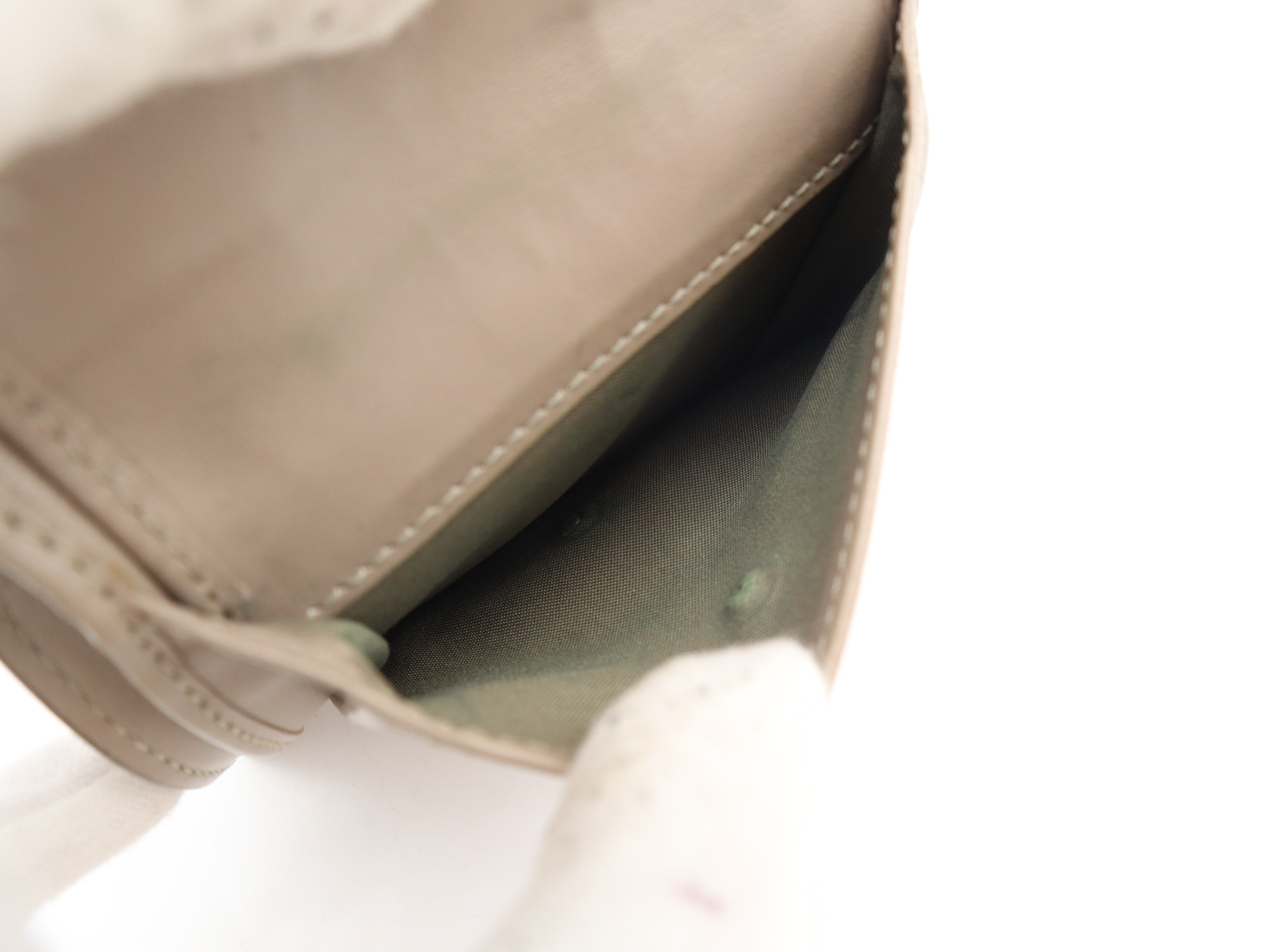 8M0387 Leather F-Is Bi-fold Wallet, Greige — view 11