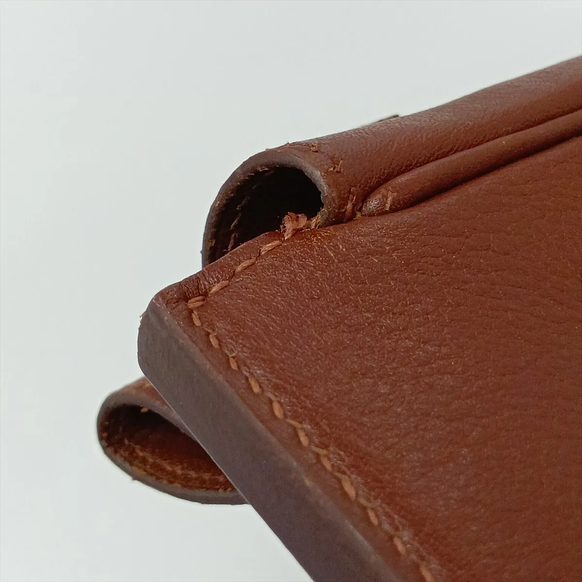 [Individually packaged] Hermes Birkin 40 Letournée, Taurillon Clemence leather, brown, gold hardware, faint engraving. — view 13