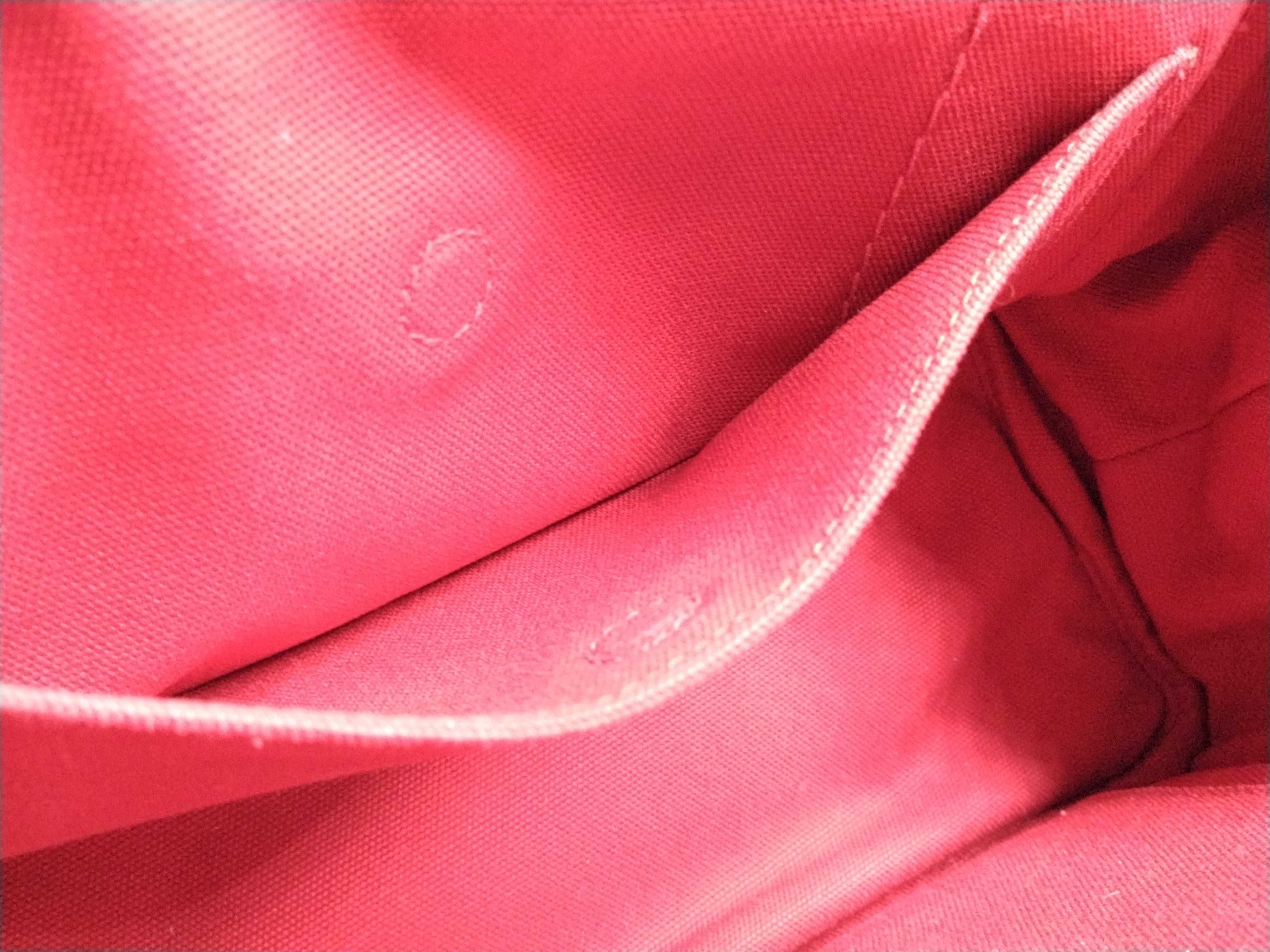 Mini Canapa Denim Red Tote Bag — view 12