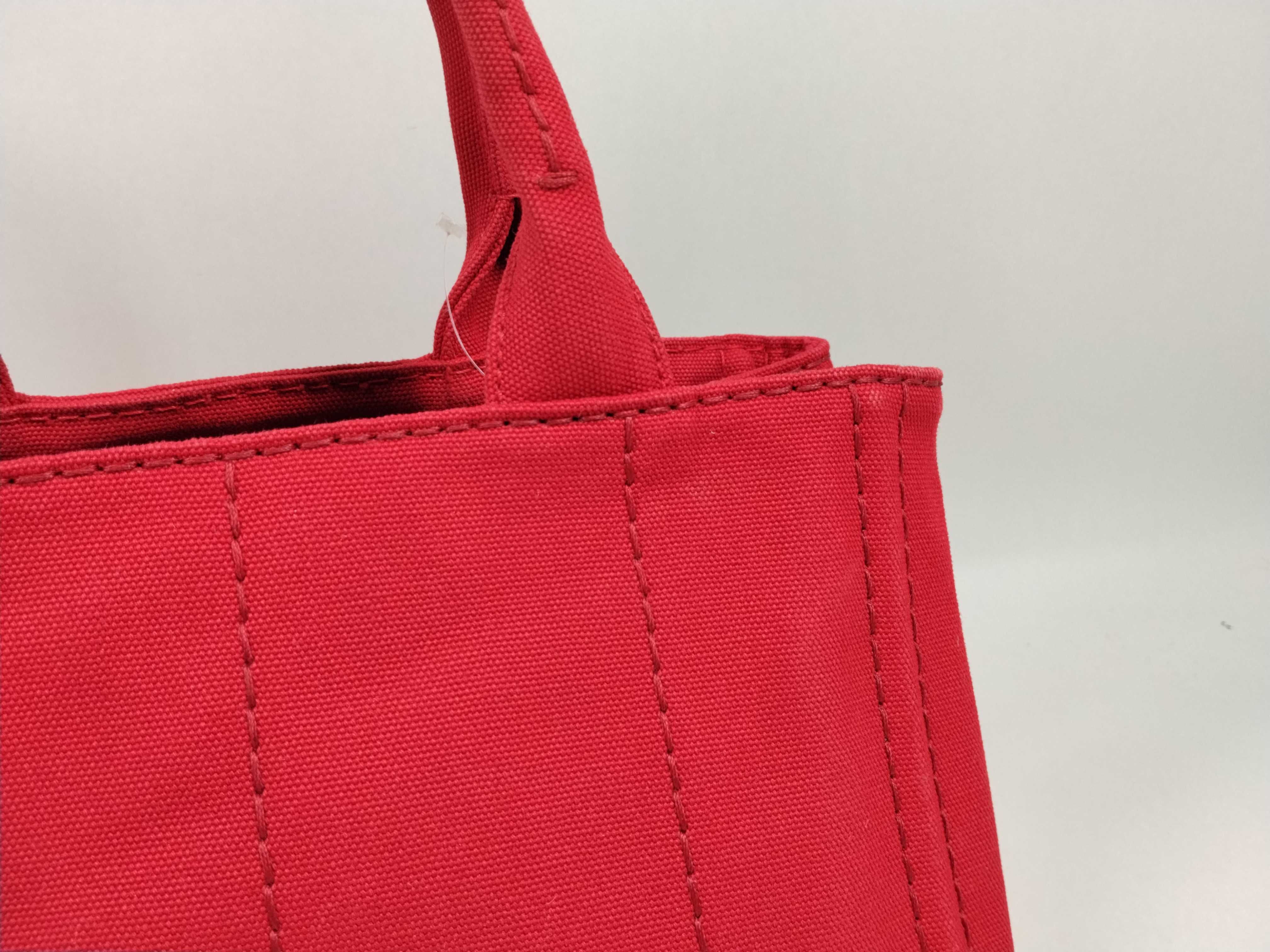 Mini Canapa Denim Red Tote Bag — view 3