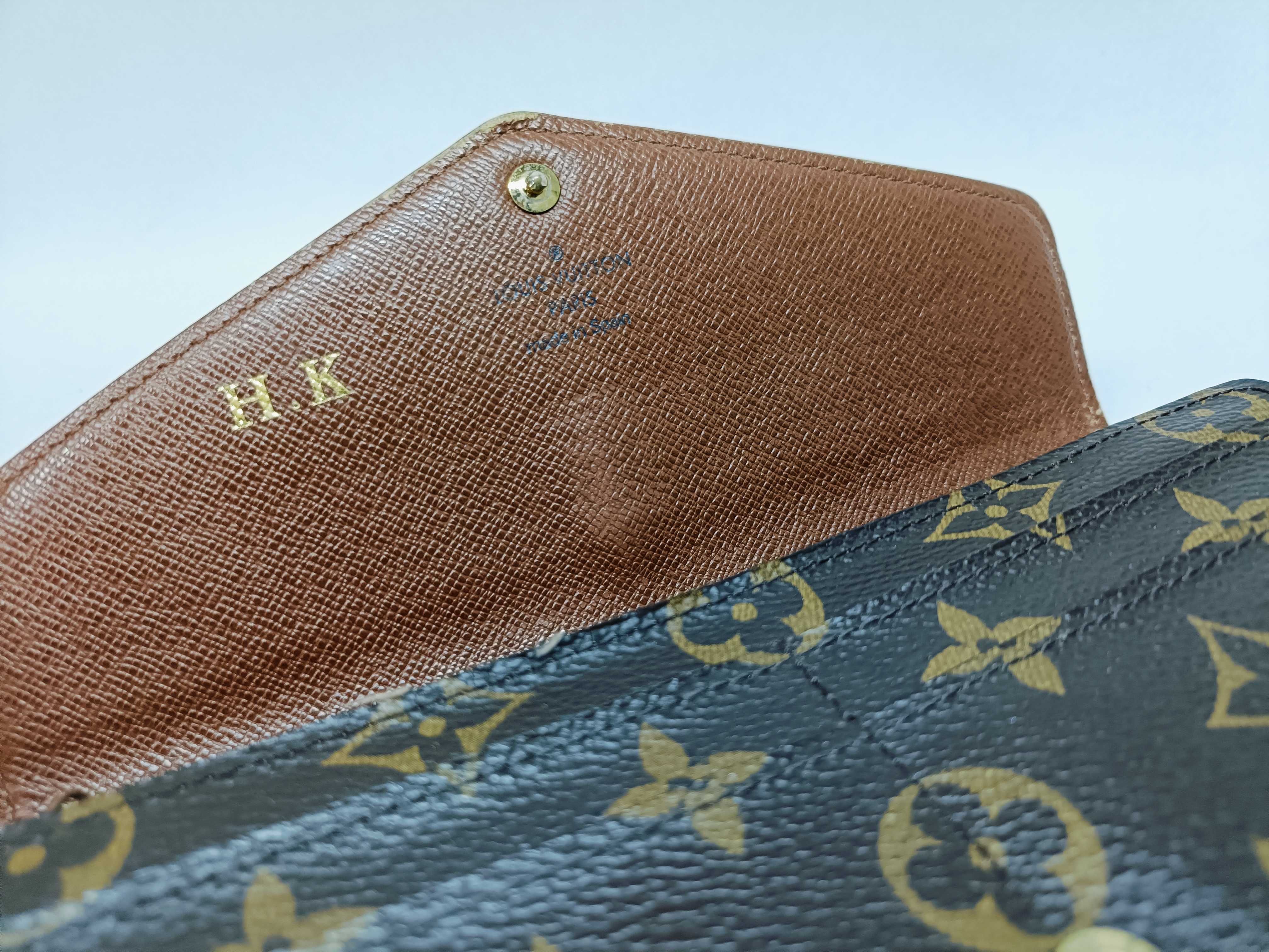 Monogram Portefeuille Sarah Wallet with Initials — view 8