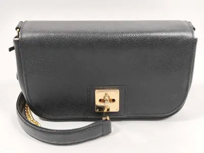 Blue Label Shoulder Bag with Strap