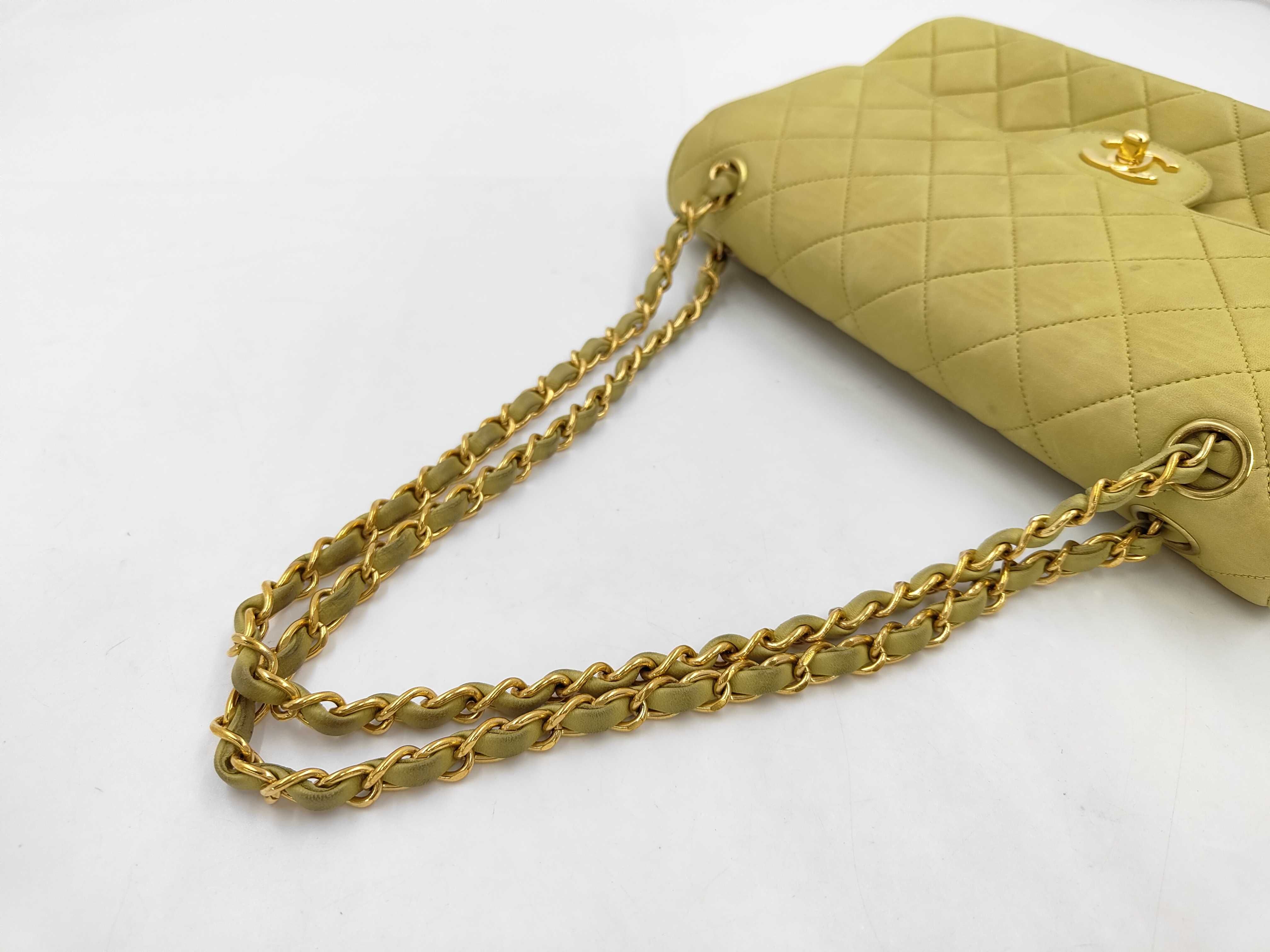 Lambskin Matelassé Double-Faced Chain Shoulder Bag — view 6