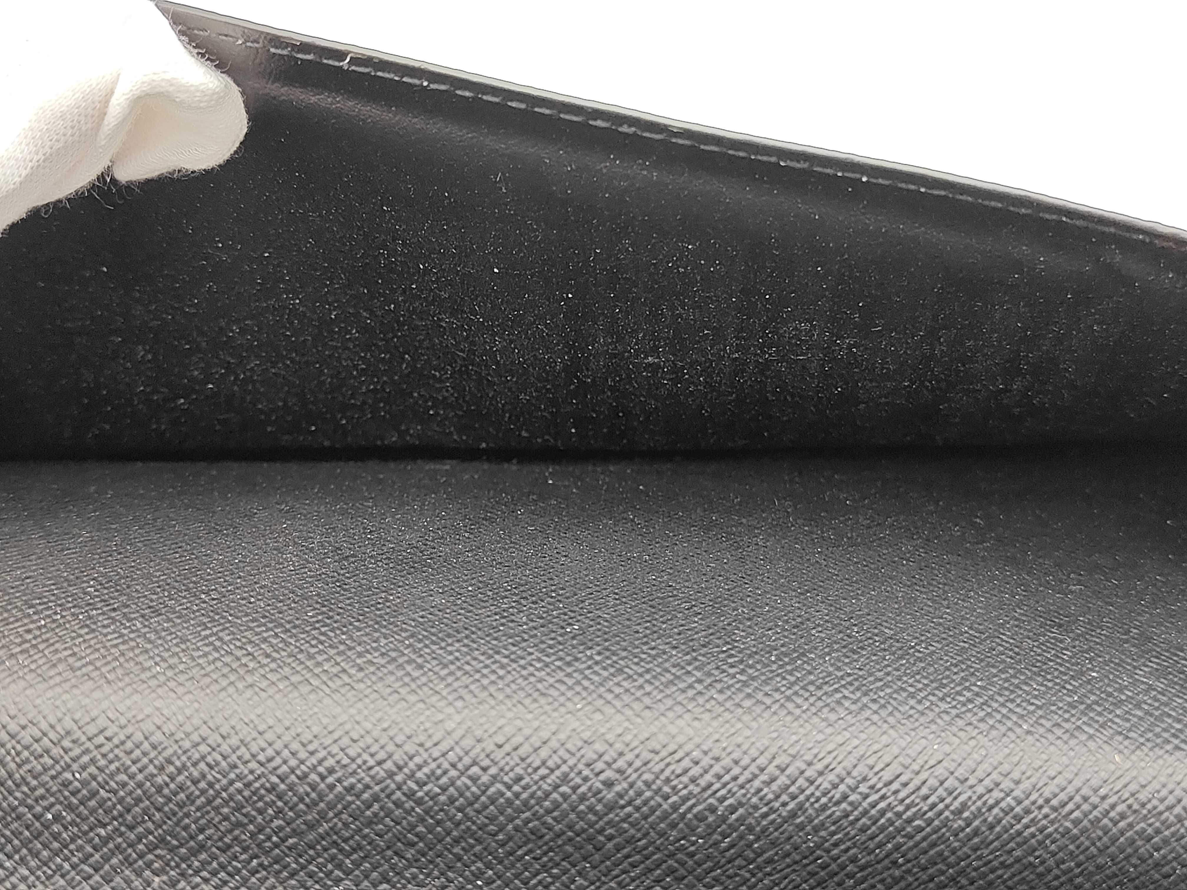 Damier Graphite Zippy Wallet Vertical with initial engraving — view 6