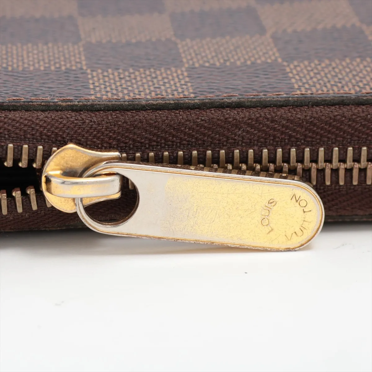 Damier Zippy Wallet N60015 CA0049 Brown Round Zip Wallet — view 13