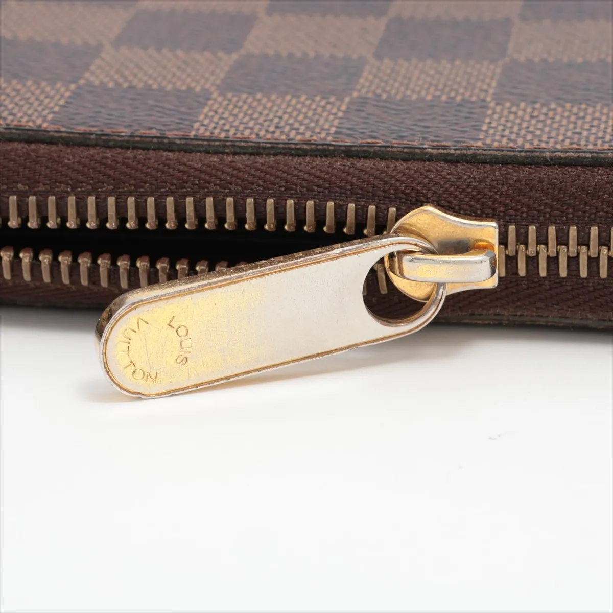 Damier Zippy Wallet N60015 CA0049 Brown Round Zip Wallet — view 14