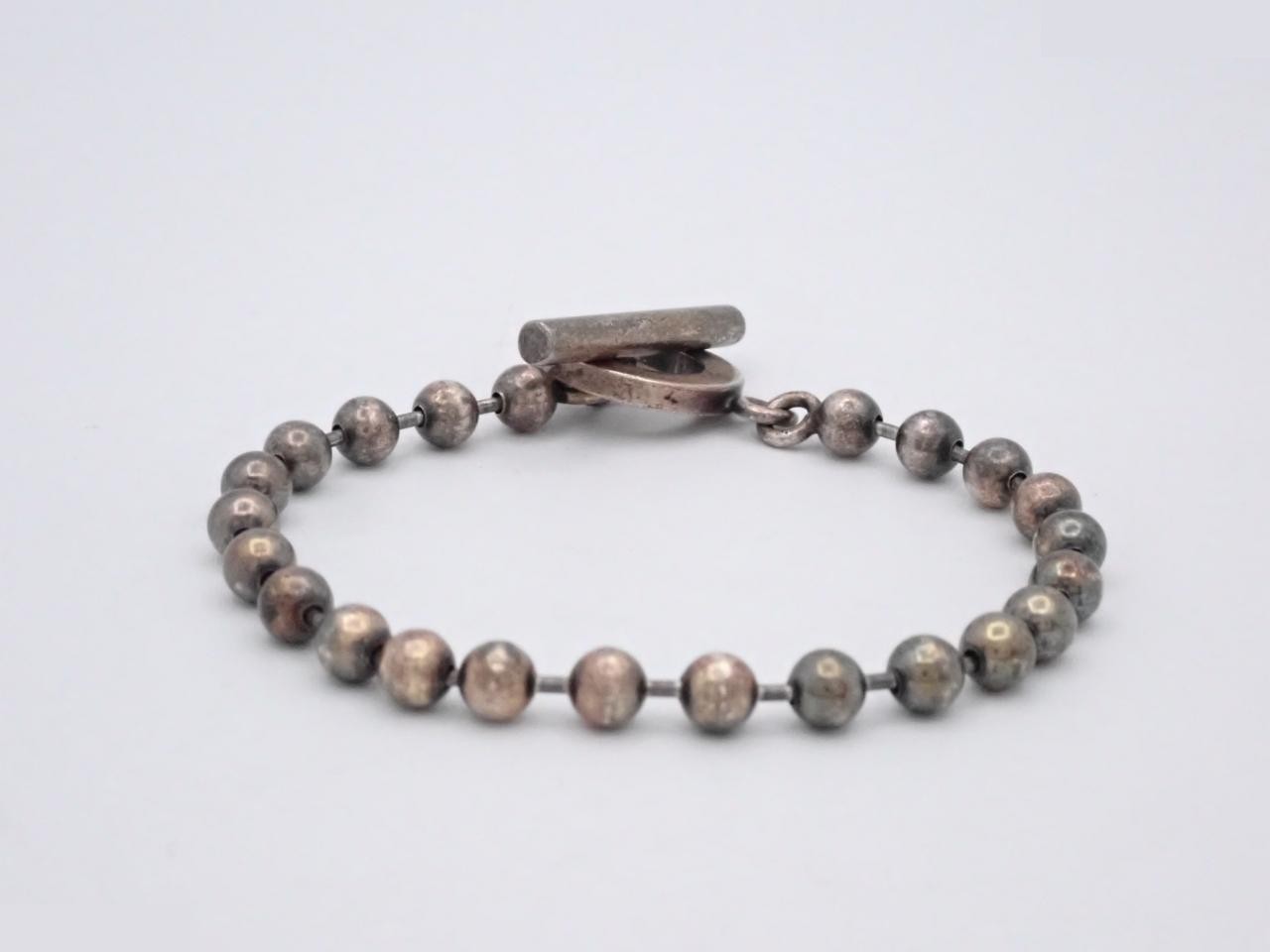 Ball chain bracelet, 925 silver, 15.2g, wrist circumference approximately 17.5cm — view 2
