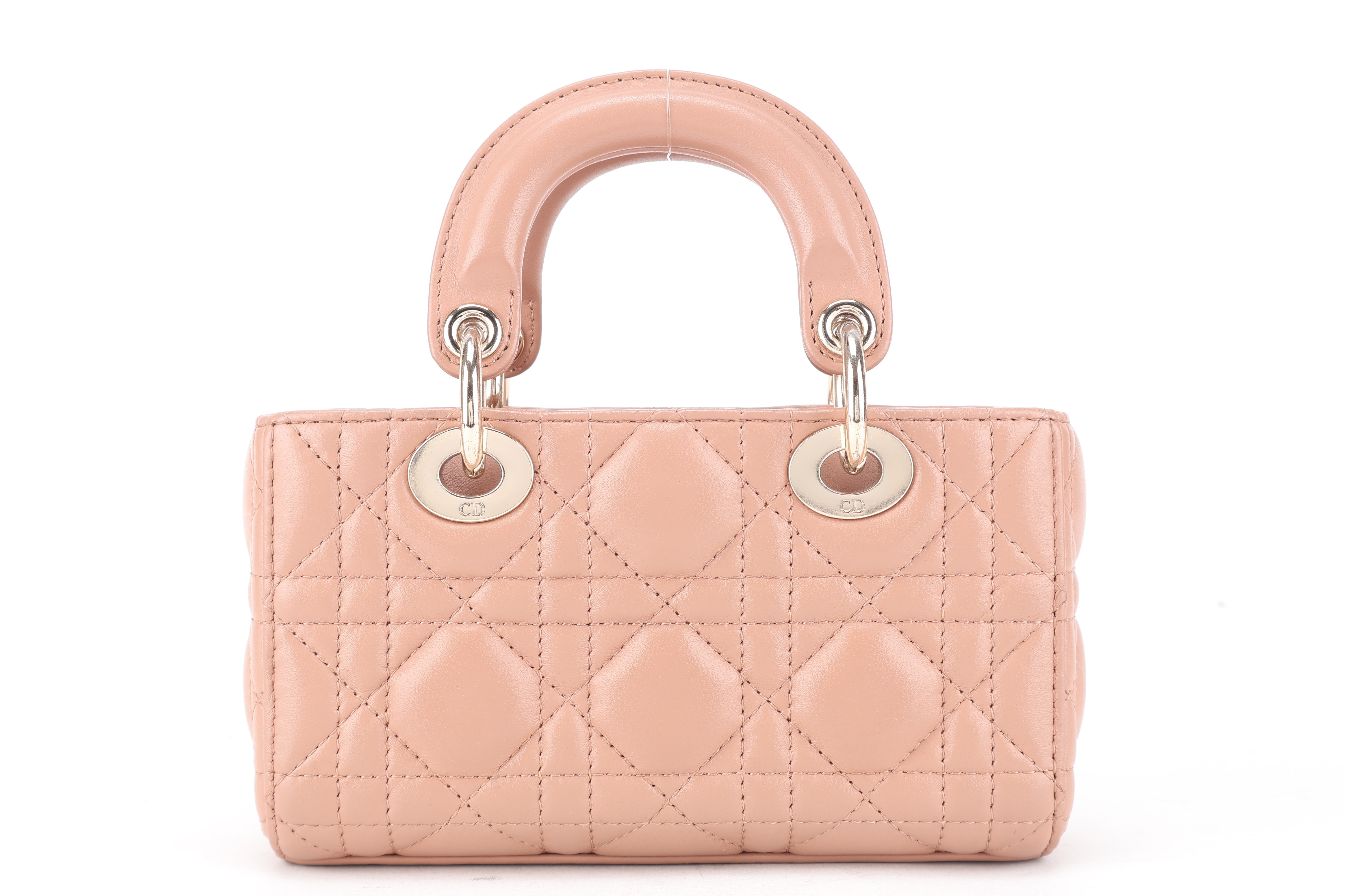 D JOY MICRO BEIGE LAMBSKIN GHW — view 2