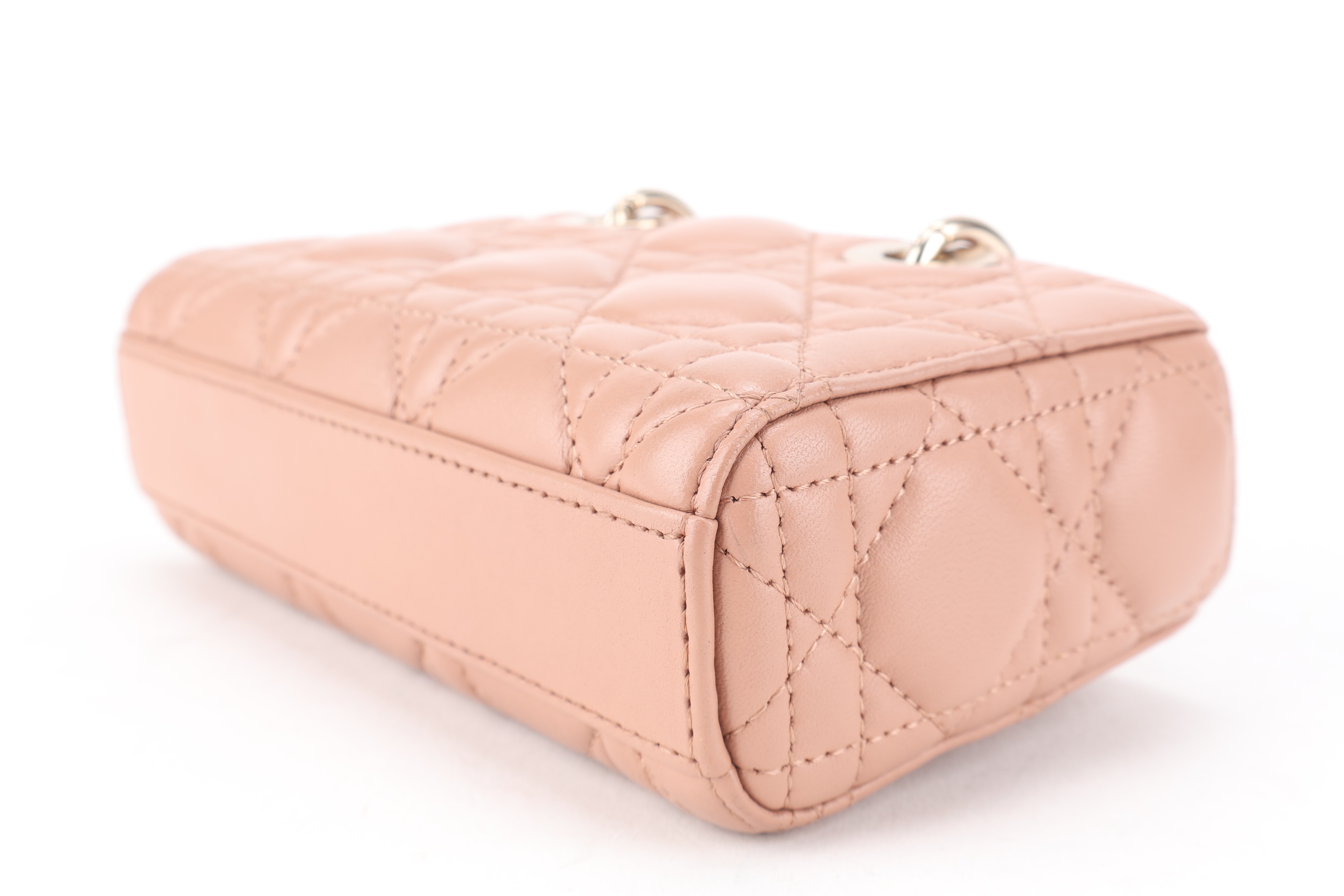 D JOY MICRO BEIGE LAMBSKIN GHW — view 4