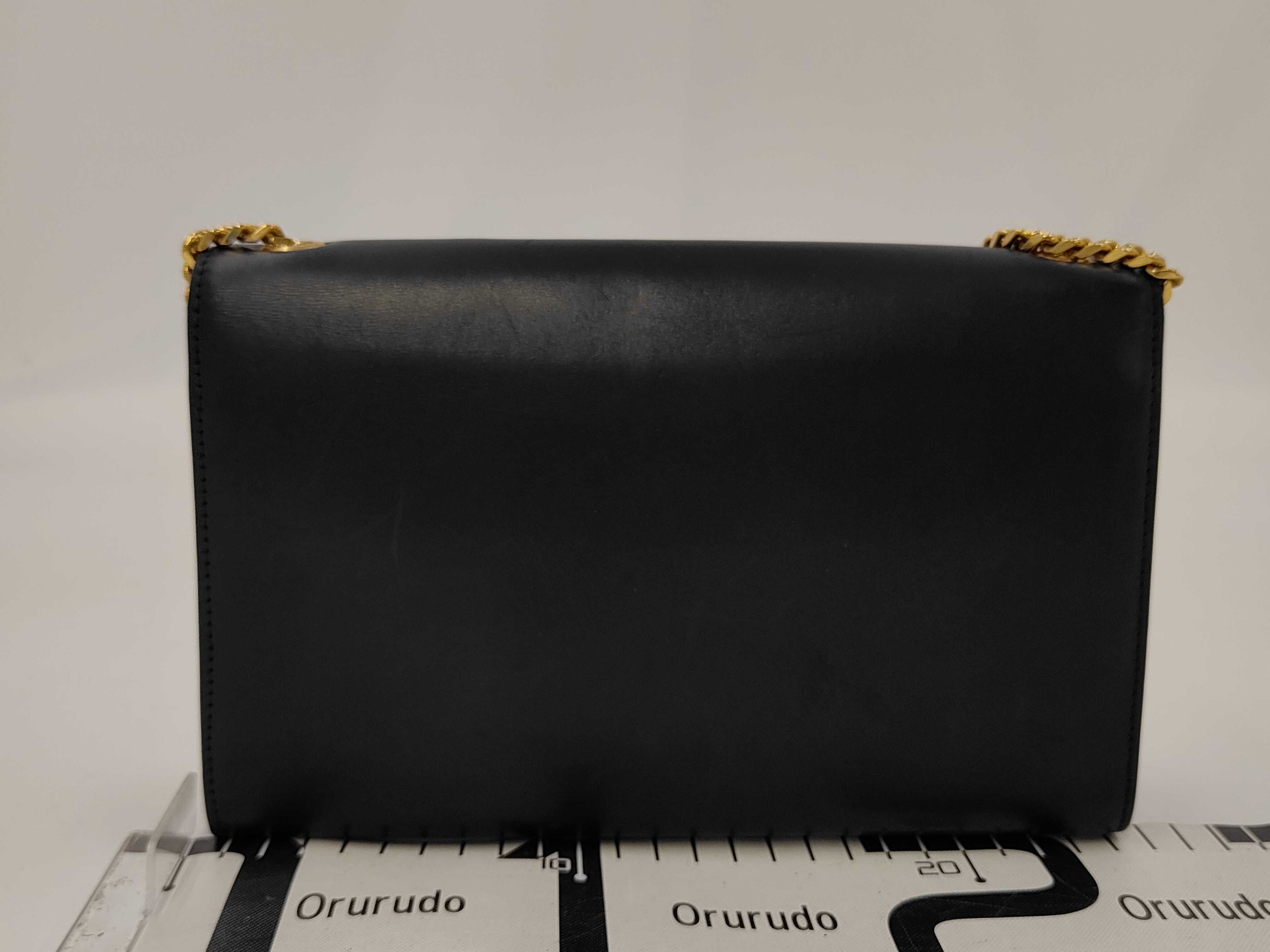 Leather Kate Shoulder Bag, Black Shoulder Bag — view 2