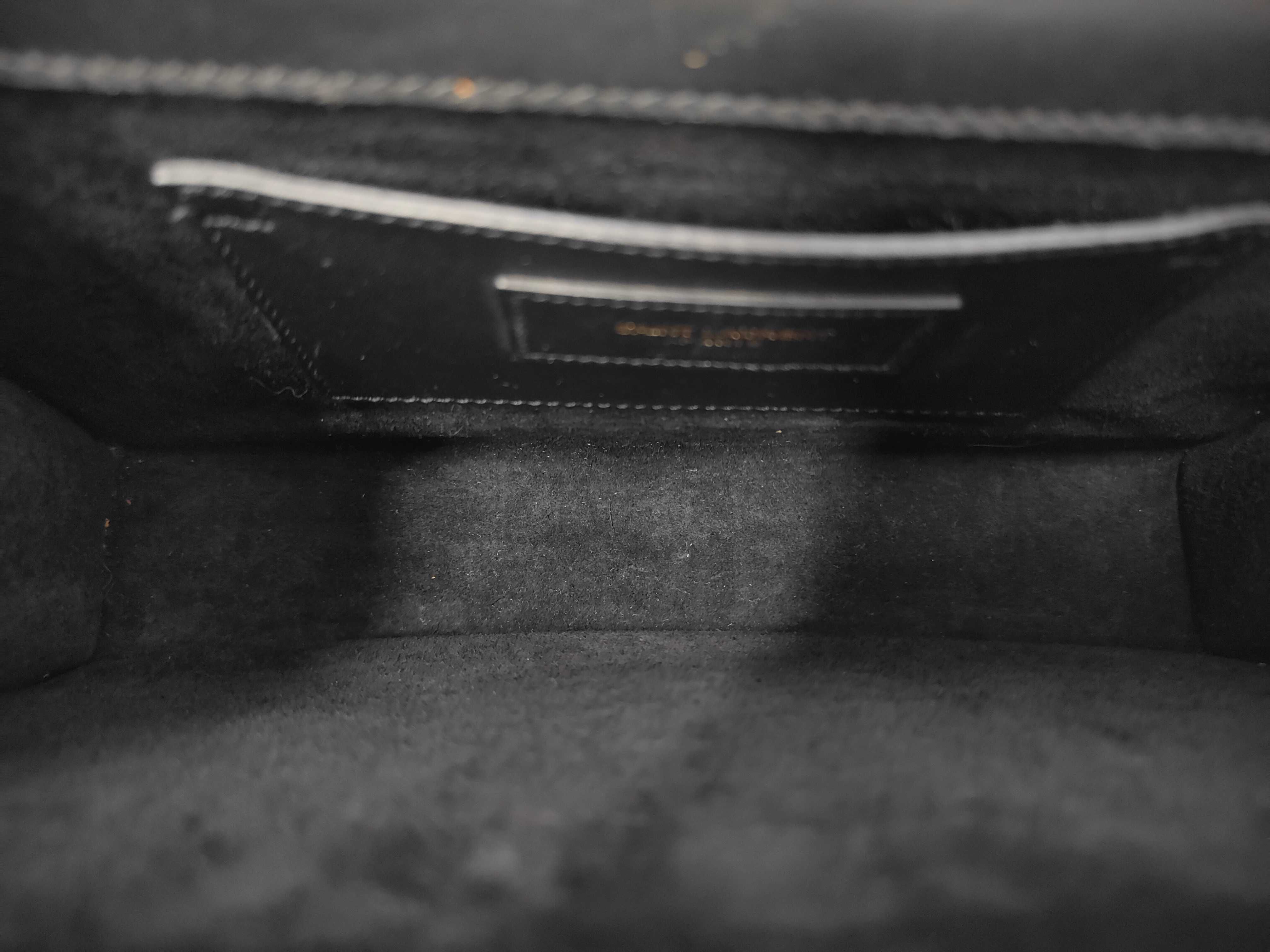 Leather Kate Shoulder Bag, Black Shoulder Bag — view 8