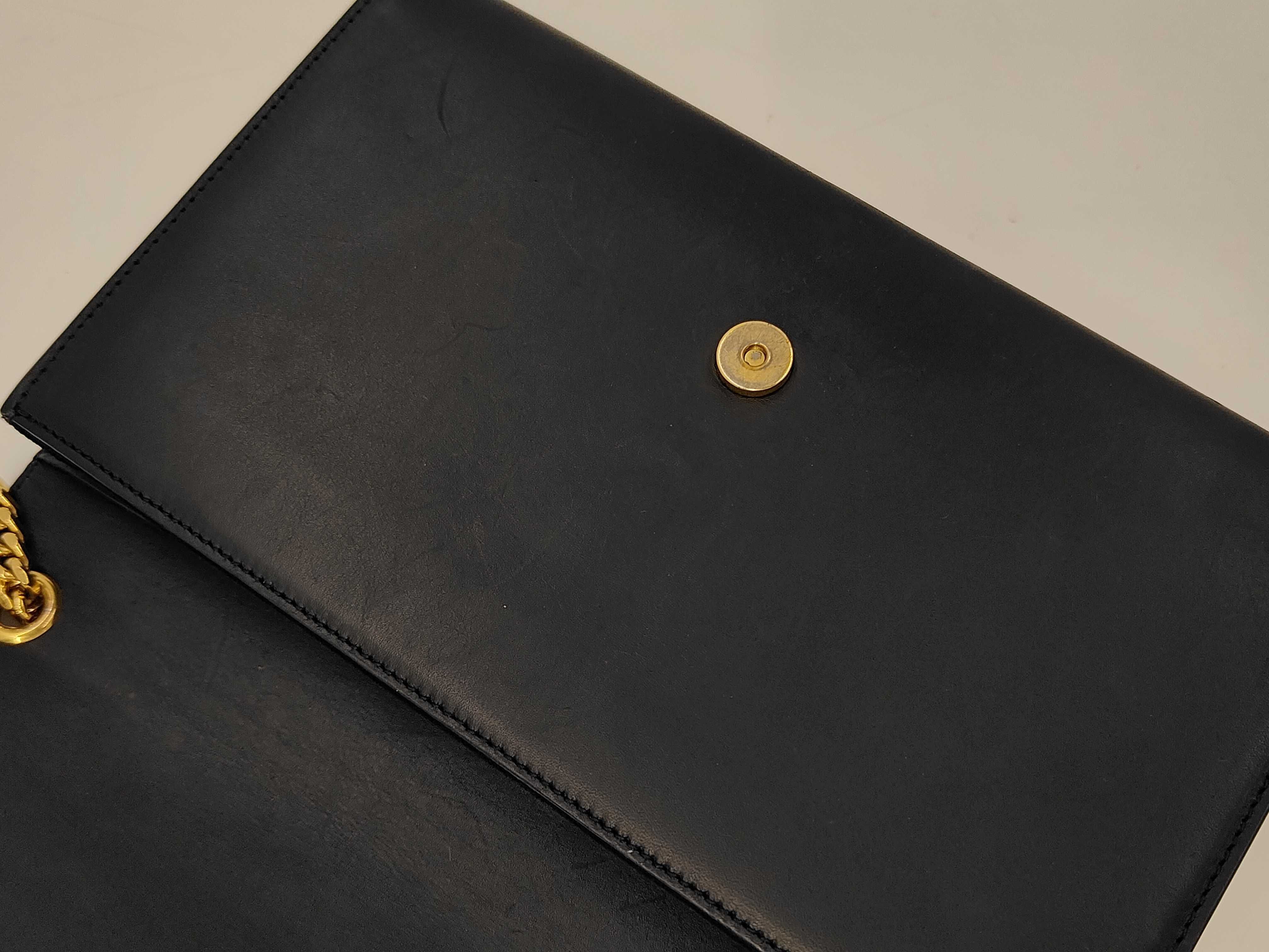 Leather Kate Shoulder Bag, Black Shoulder Bag — view 10