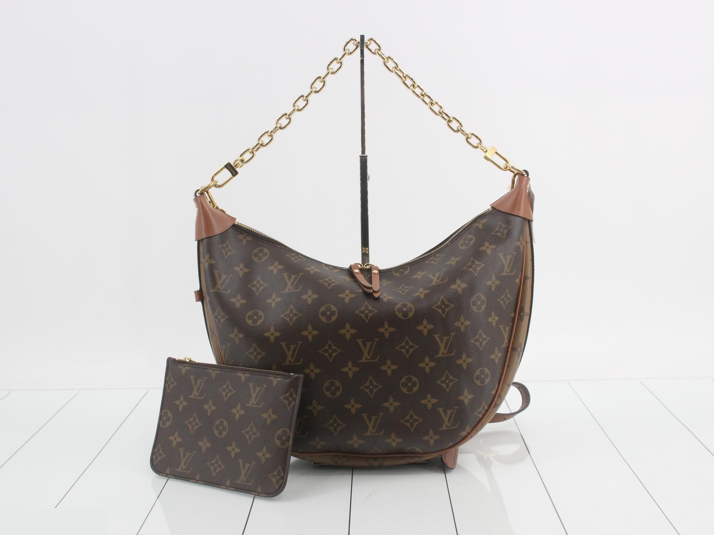 Monogram Reverse Loop Hobo with Pouch, 2-Way Shoulder Bag