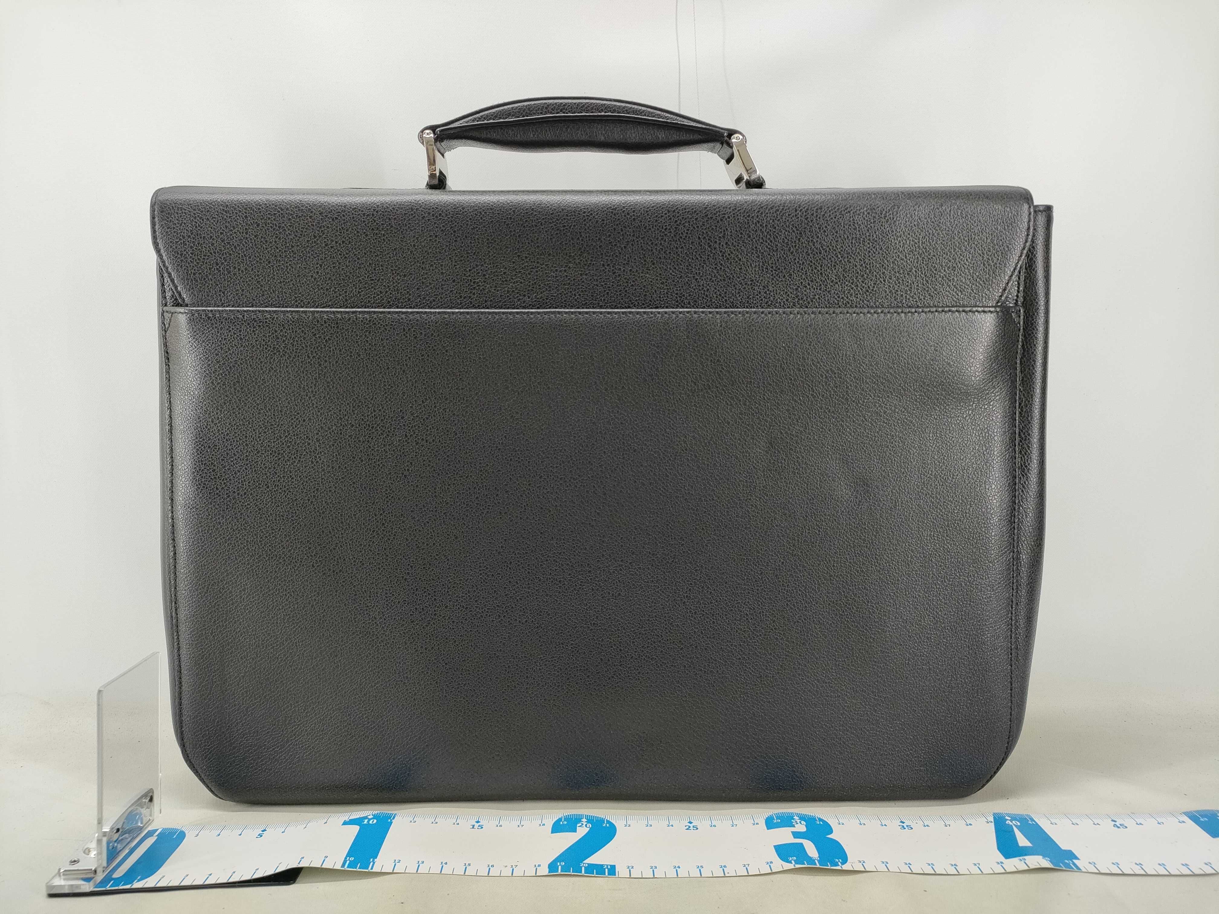Smooth Leather Document Bag Business Bag — view 2