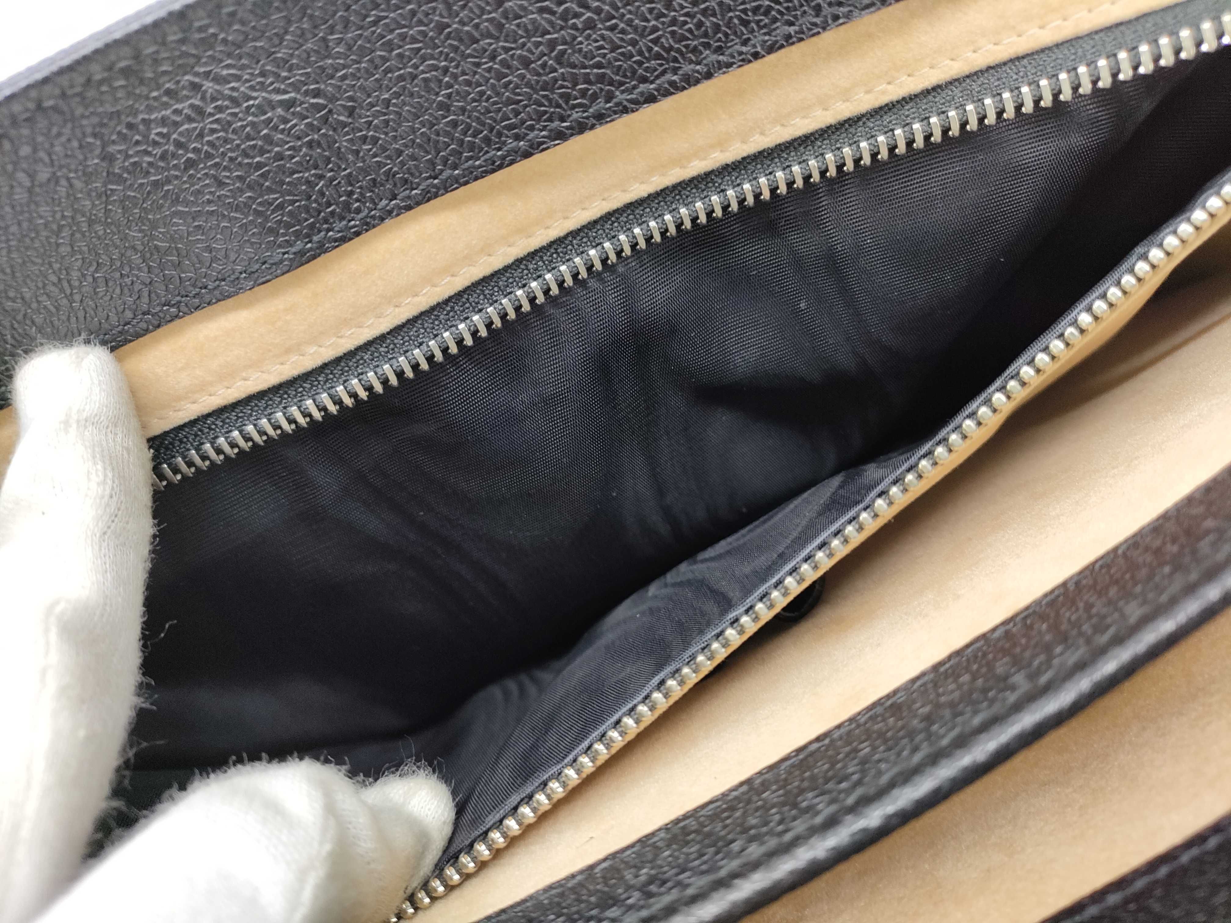 Smooth Leather Document Bag Business Bag — view 12