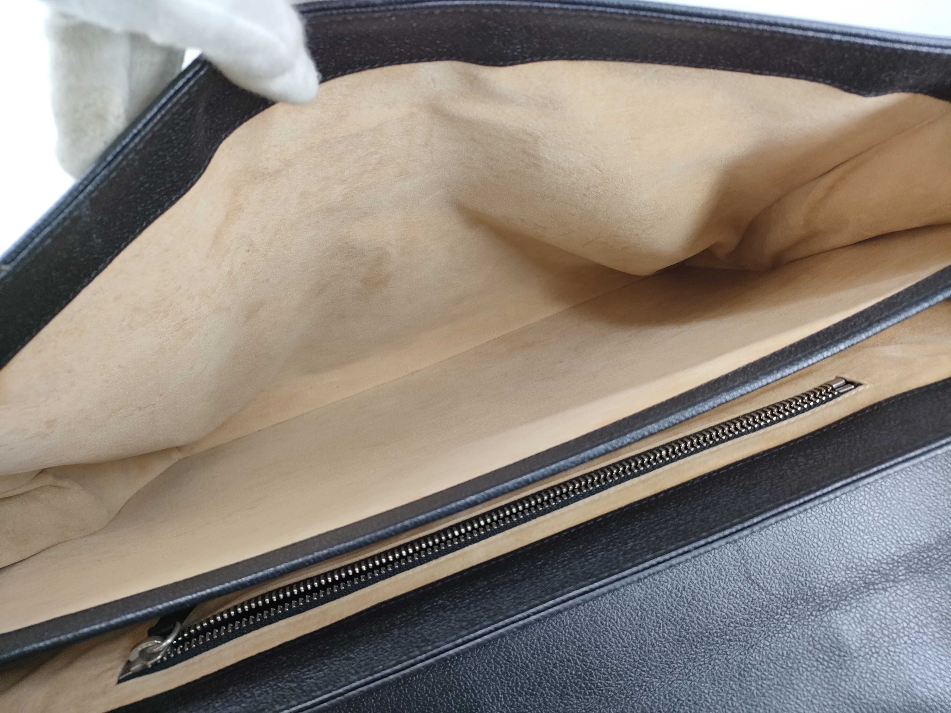 Smooth Leather Document Bag Business Bag — view 9