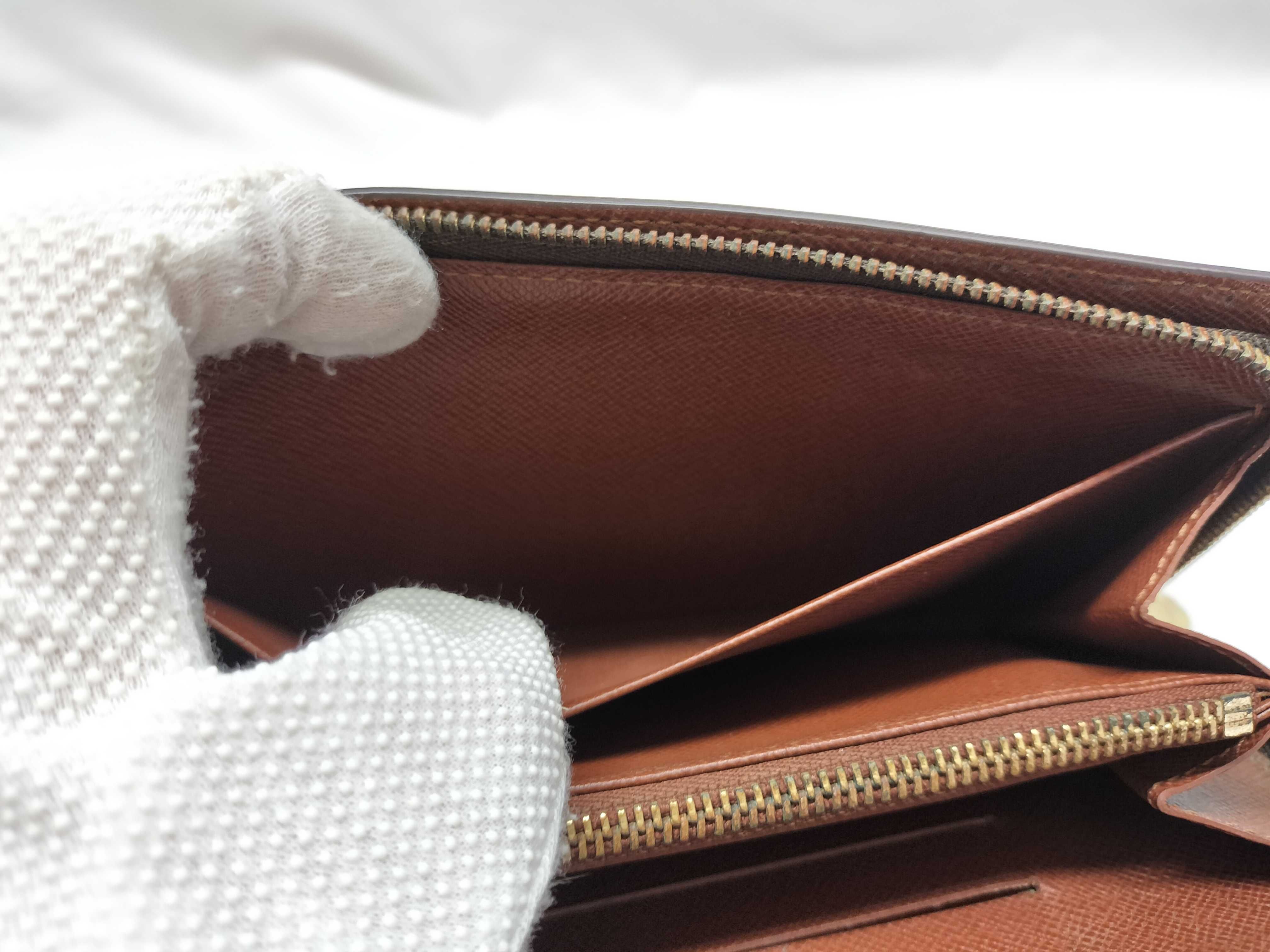 Monogram Portemonnaie Zip M61727 Brown Round Zip Long Wallet — view 11