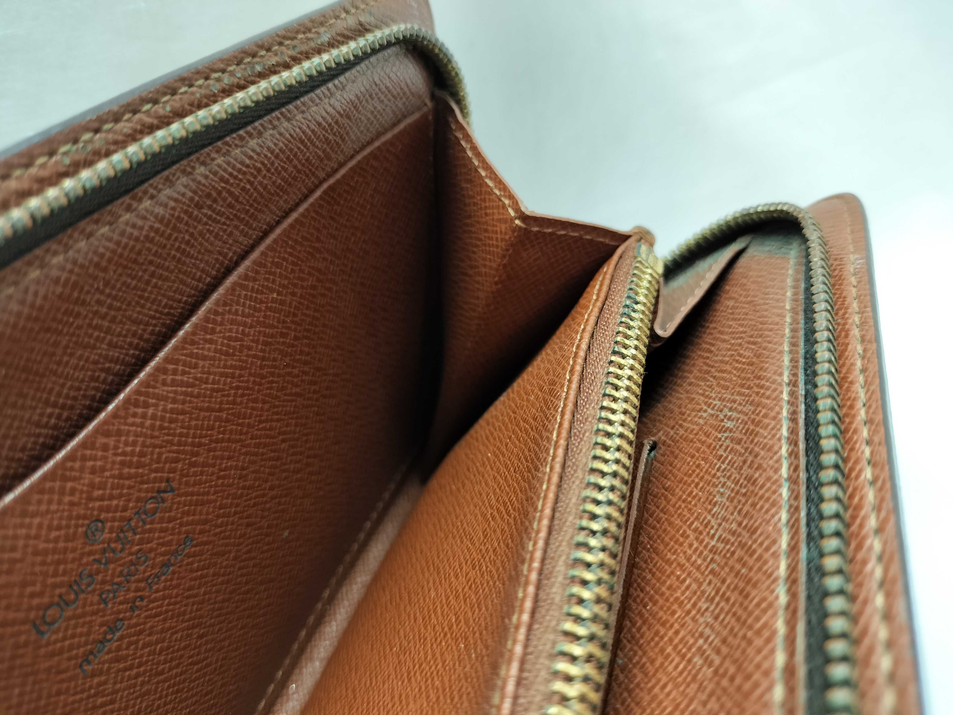 Monogram Portemonnaie Zip M61727 Brown Round Zip Long Wallet — view 12