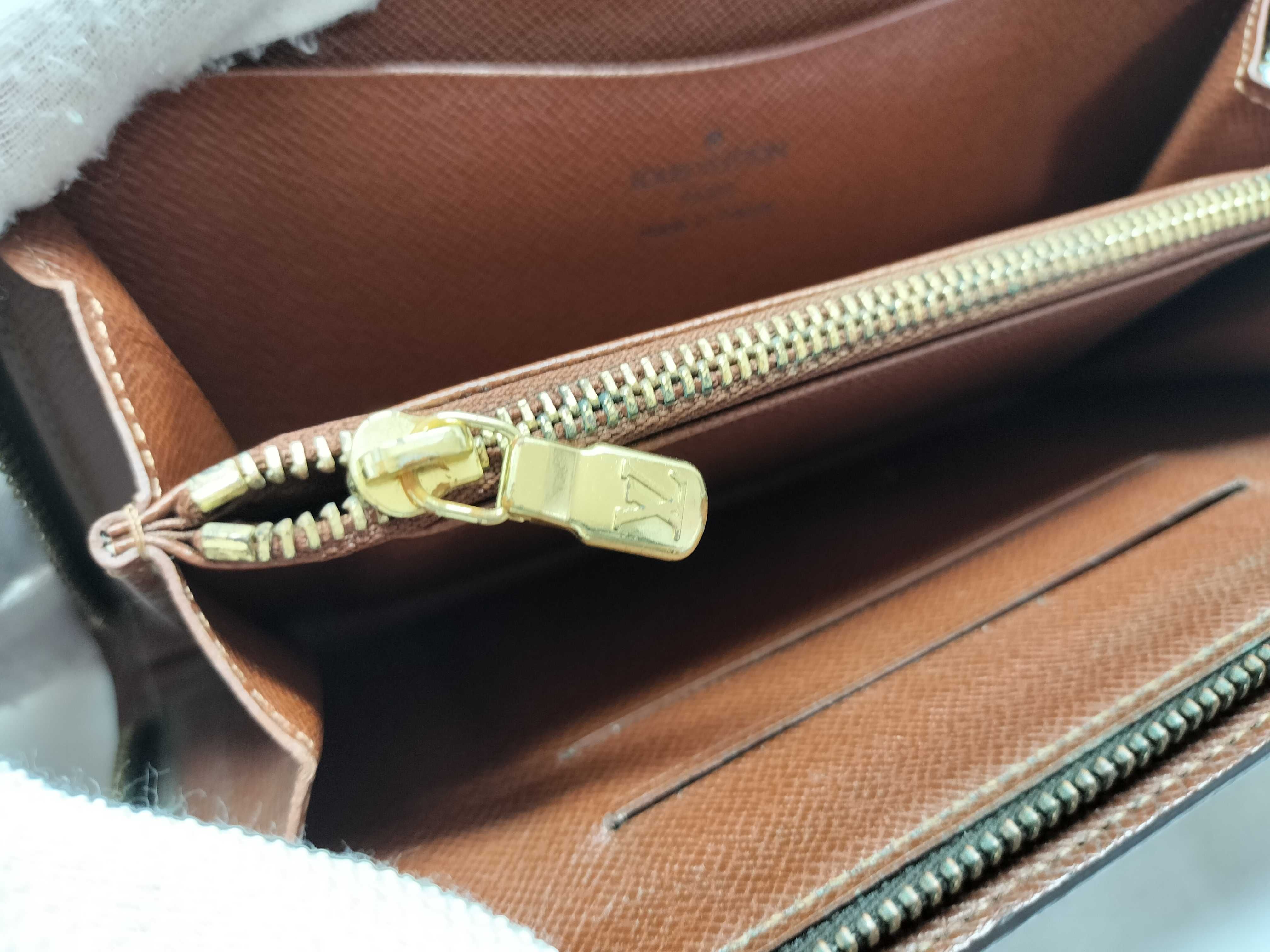 Monogram Portemonnaie Zip M61727 Brown Round Zip Long Wallet — view 13