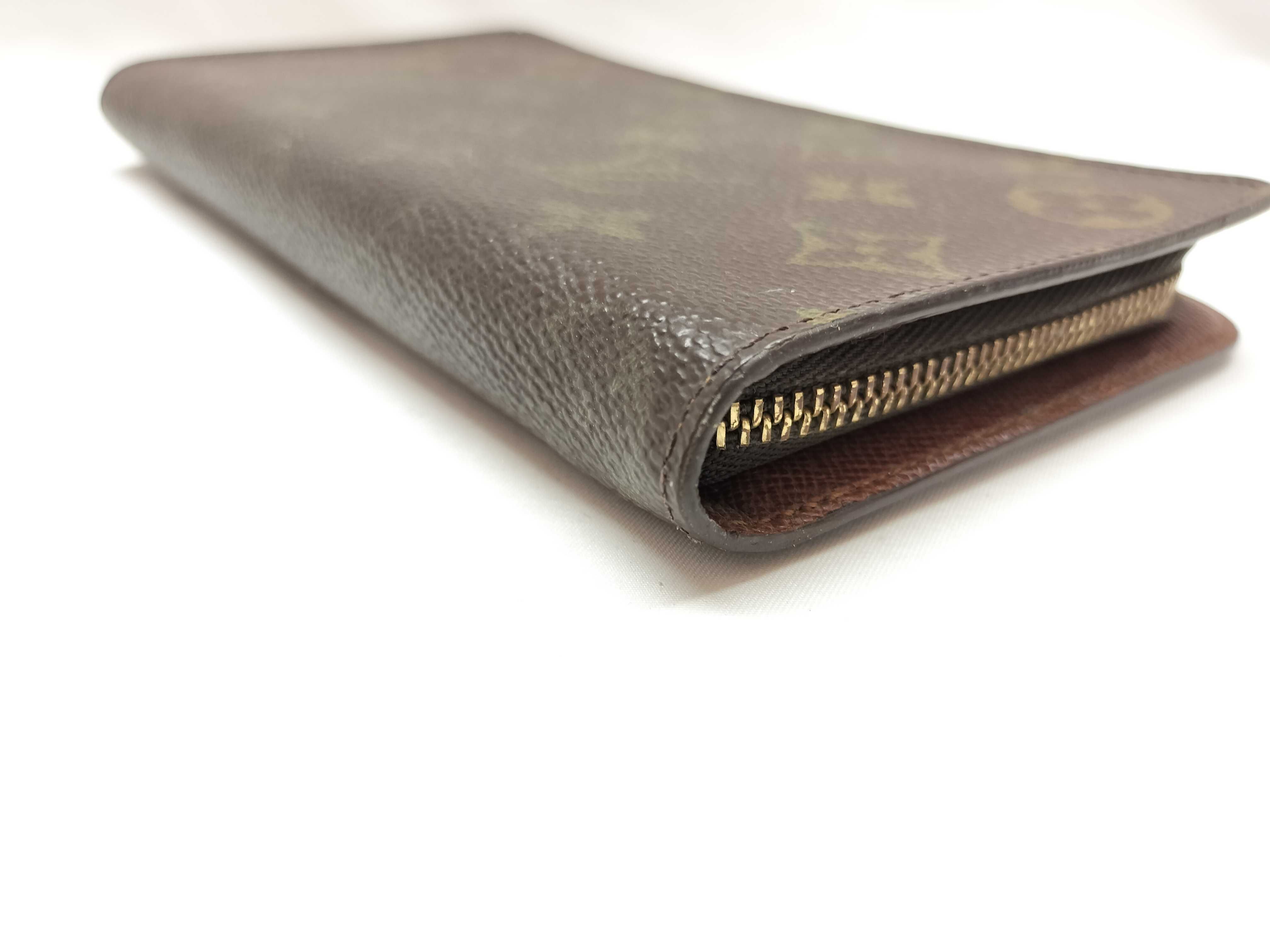 Monogram Portemonnaie Zip M61727 Brown Round Zip Long Wallet — view 3