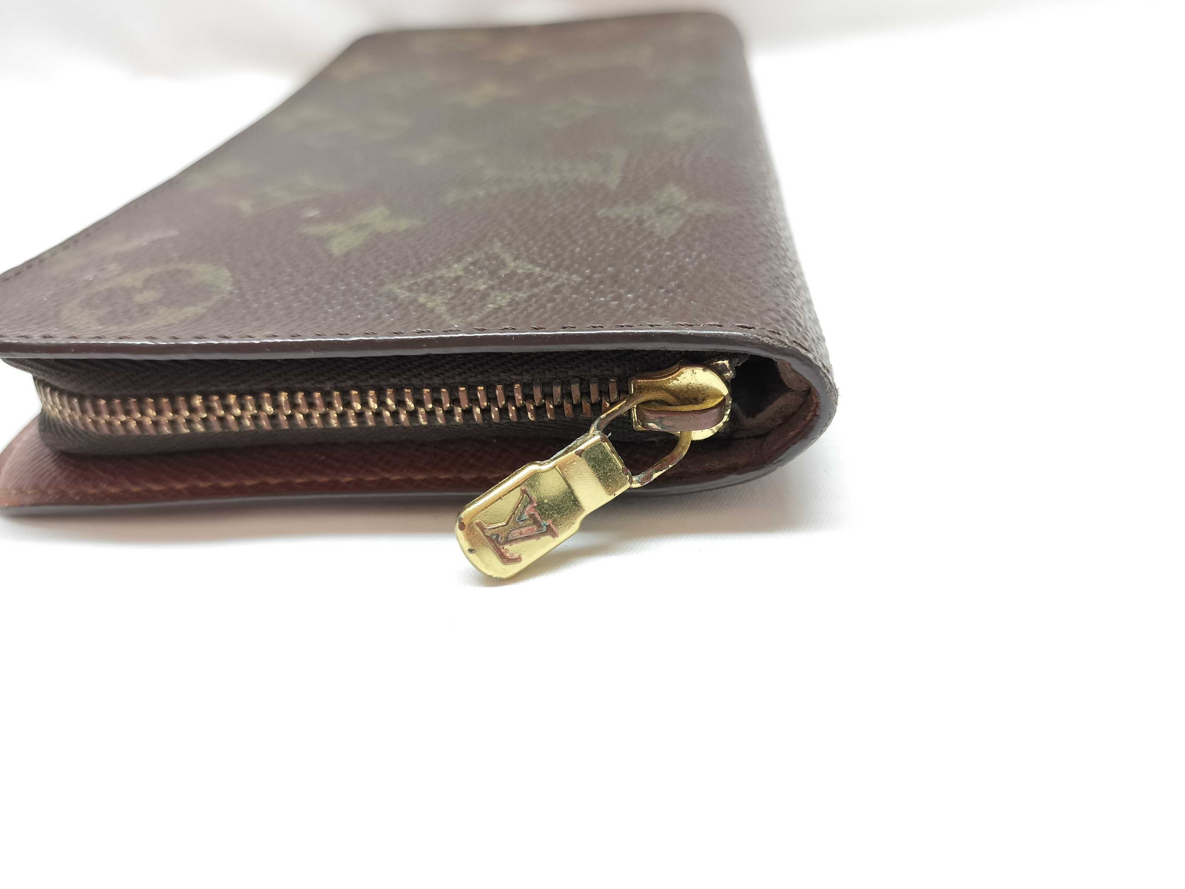 Monogram Portemonnaie Zip M61727 Brown Round Zip Long Wallet — view 5