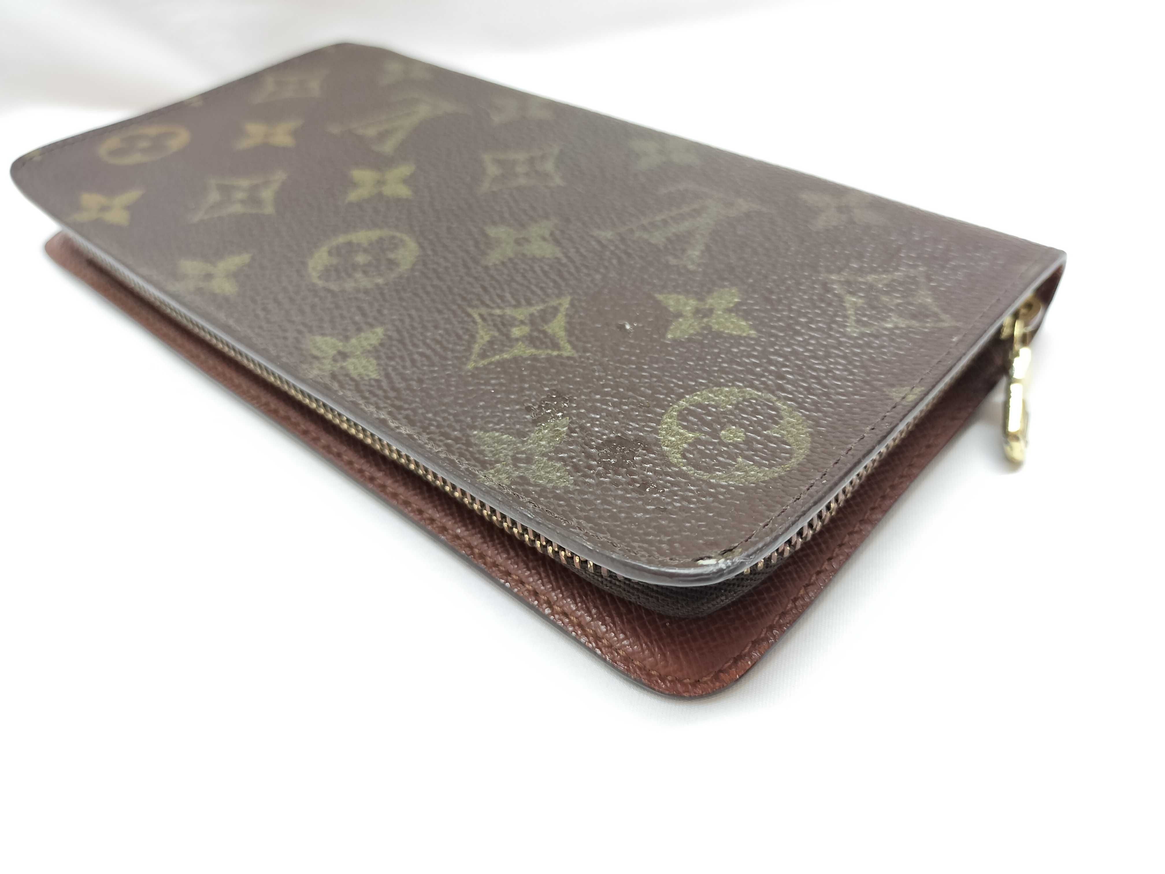 Monogram Portemonnaie Zip M61727 Brown Round Zip Long Wallet — view 6