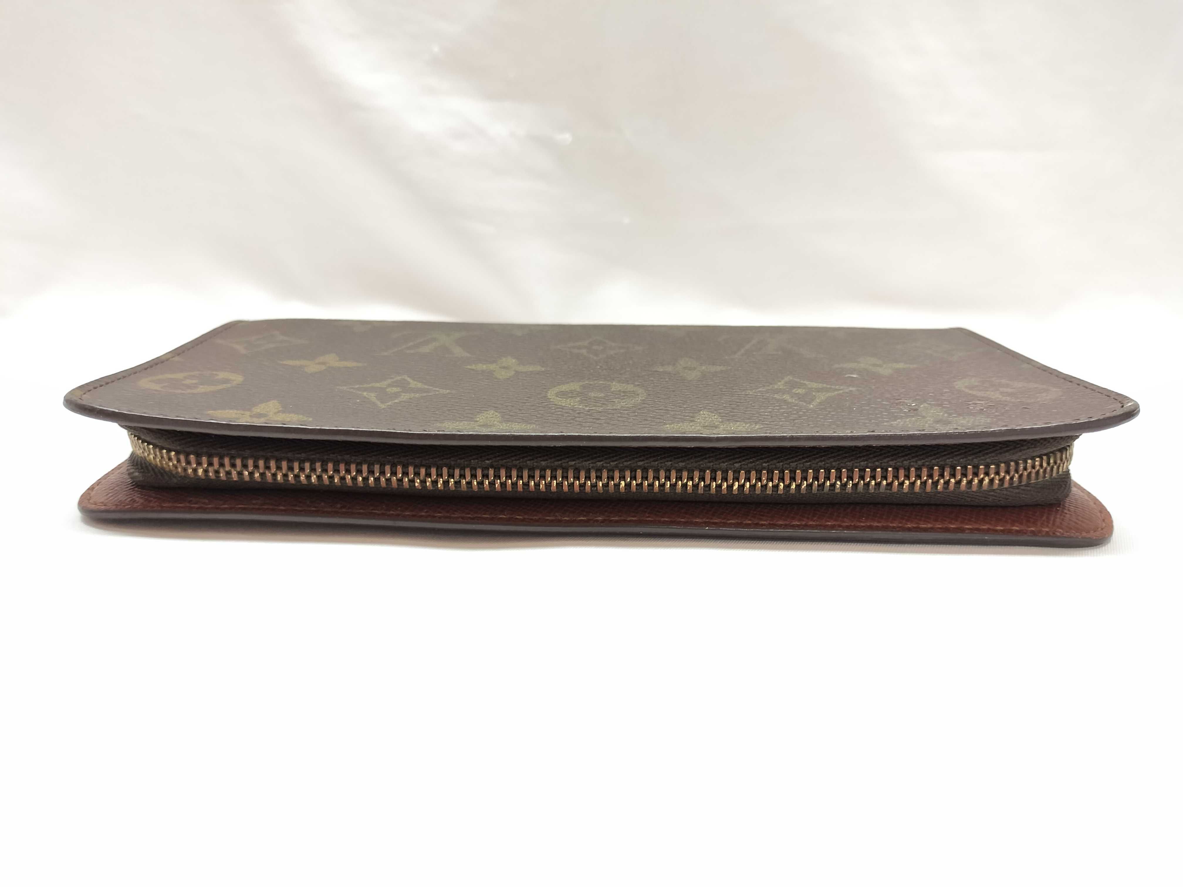 Monogram Portemonnaie Zip M61727 Brown Round Zip Long Wallet — view 7