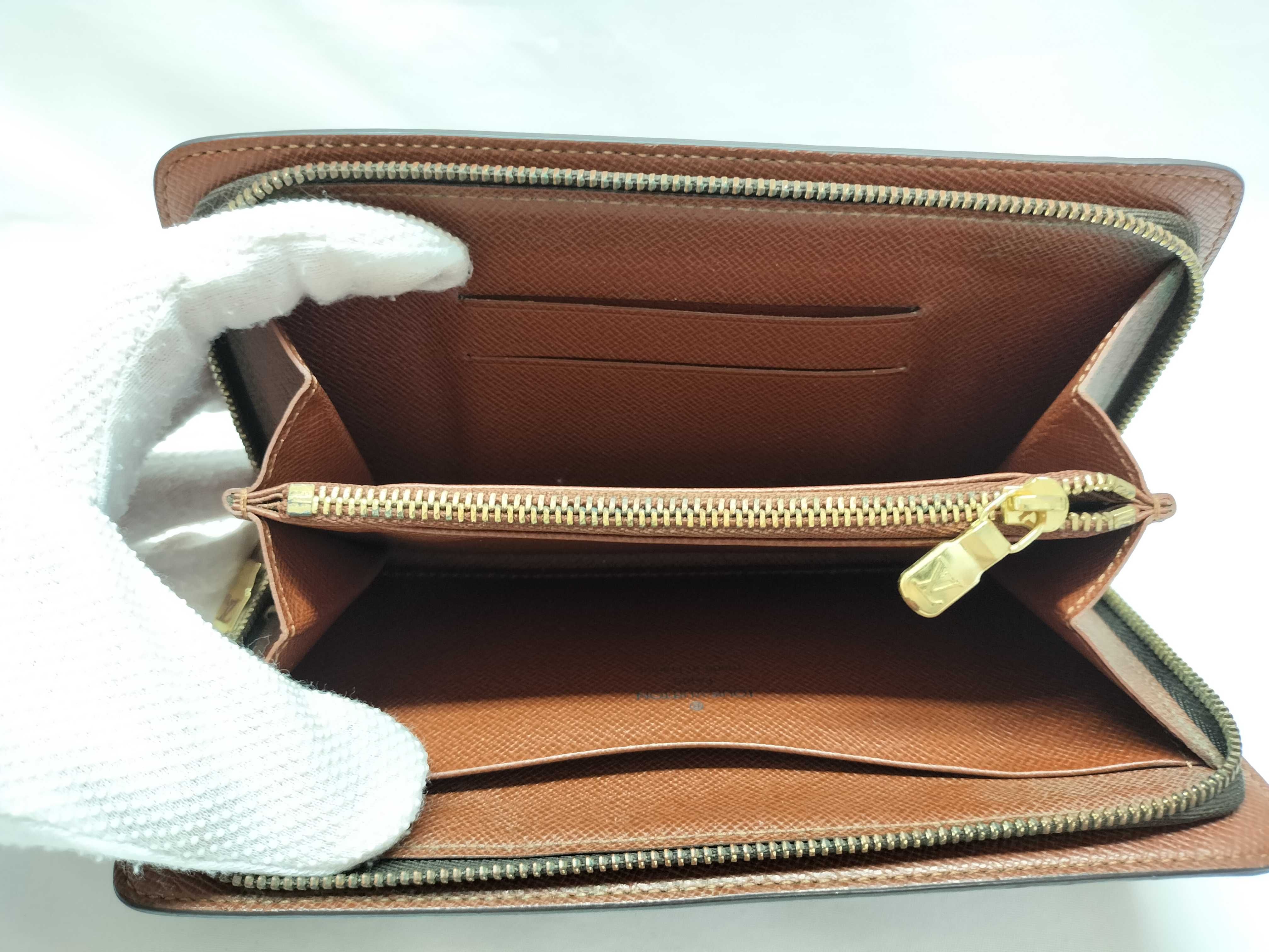 Monogram Portemonnaie Zip M61727 Brown Round Zip Long Wallet — view 8