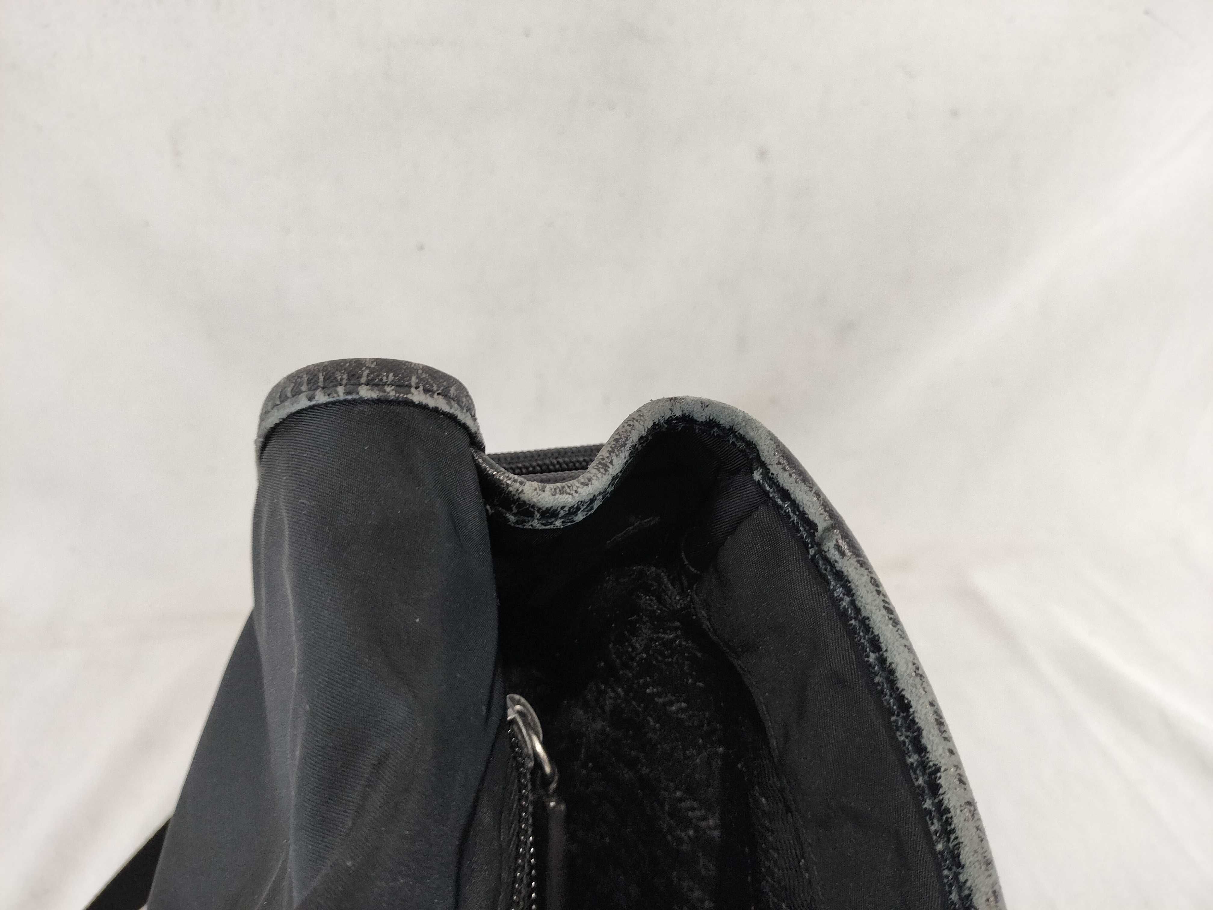 Nylon Leather Flap Shoulder Bag — view 13