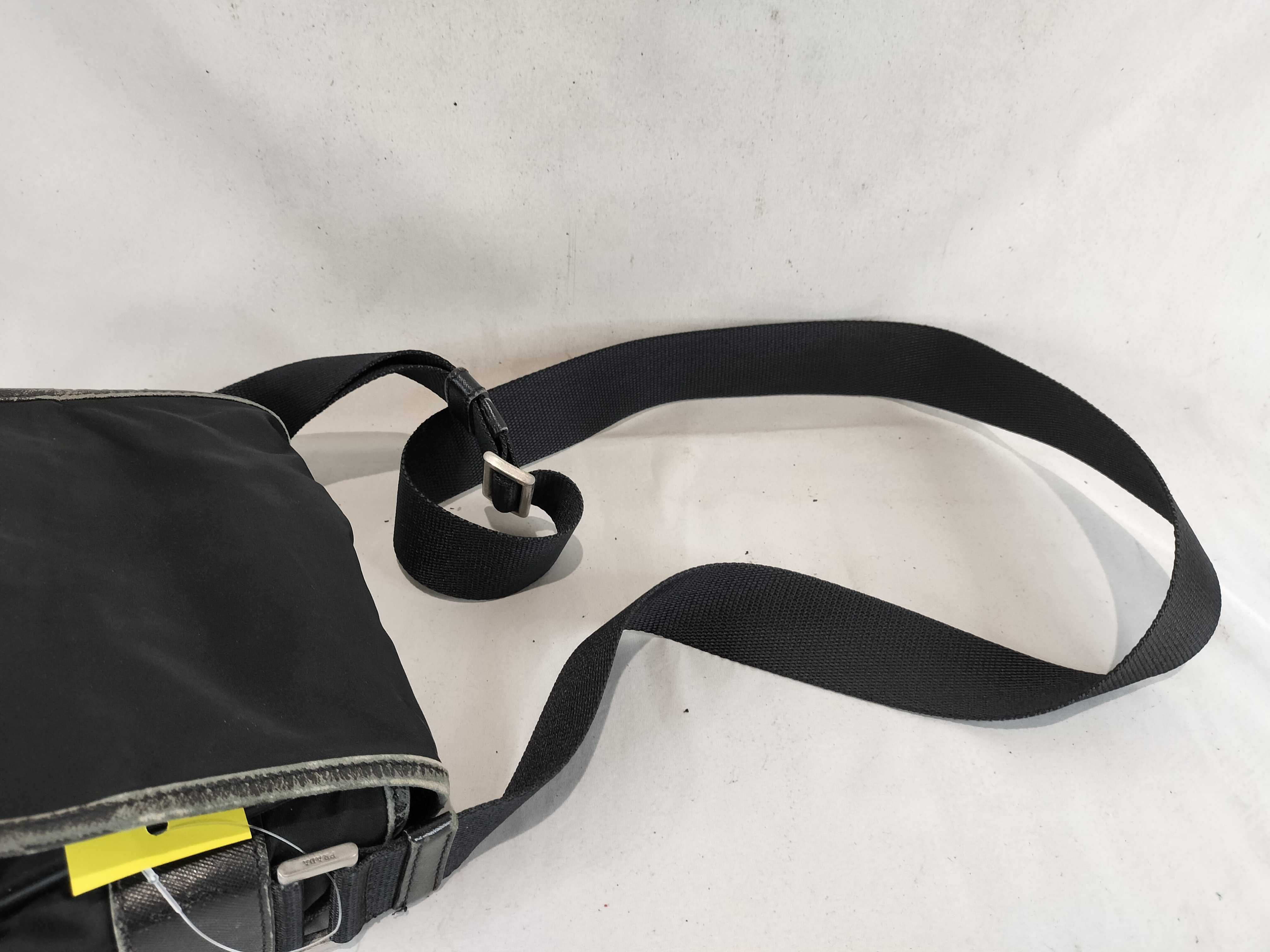 Nylon Leather Flap Shoulder Bag — view 3