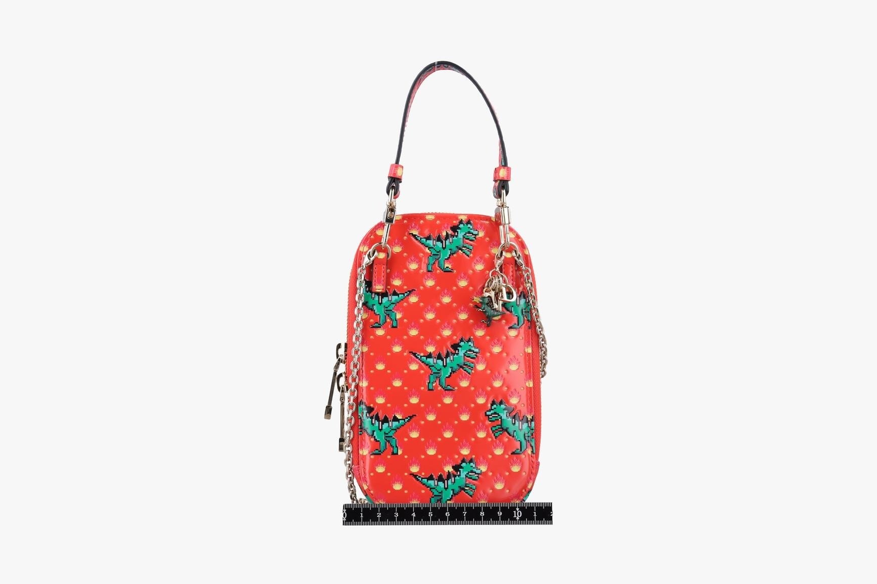 Lady Dior Patent Orange Red — view 2