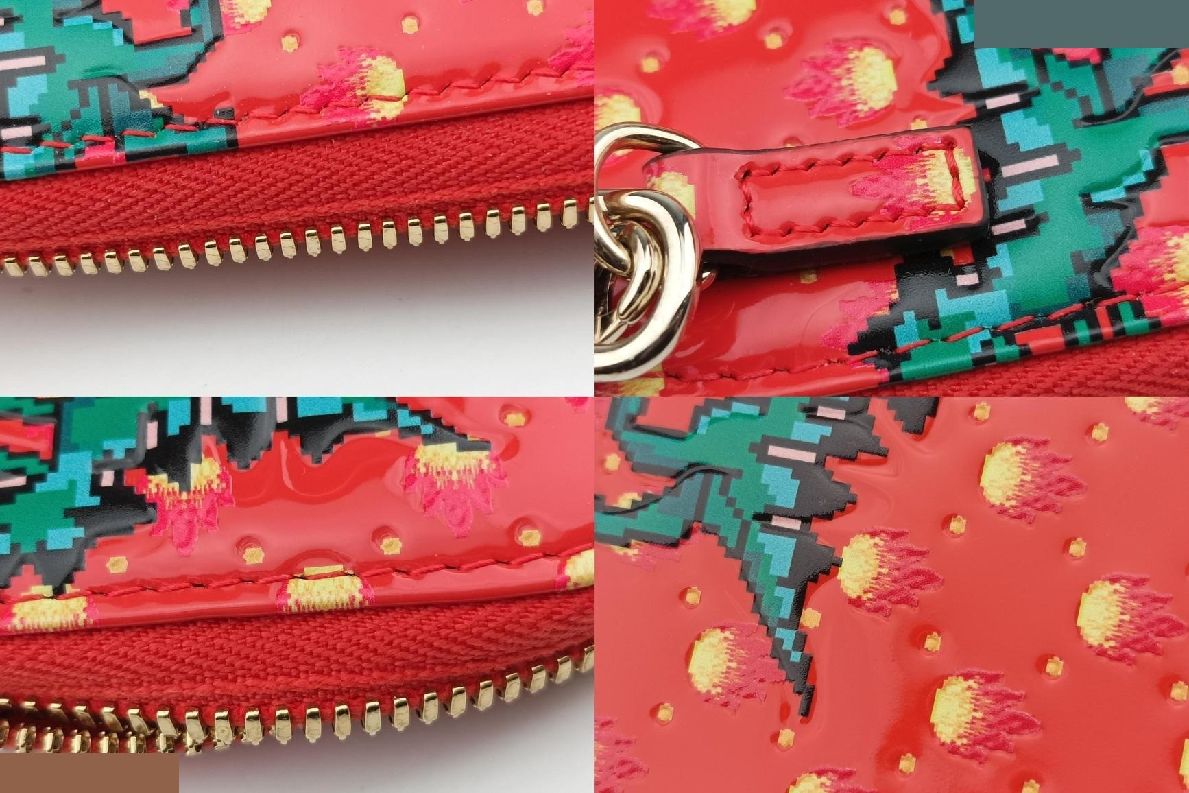 Lady Dior Patent Orange Red — view 9