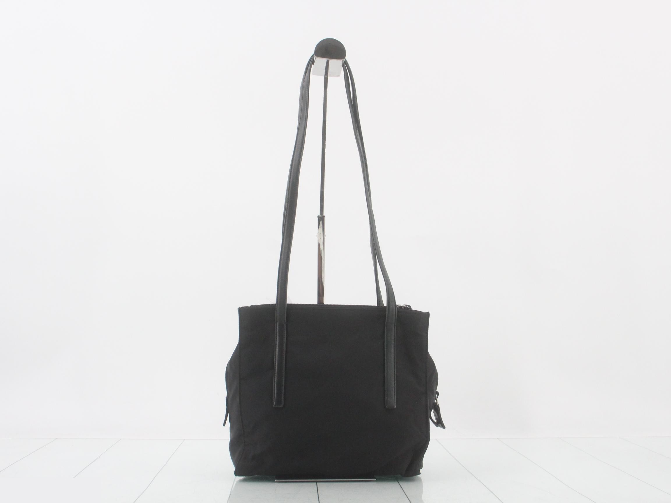 Nylon bag/shoulder bag, black — view 2